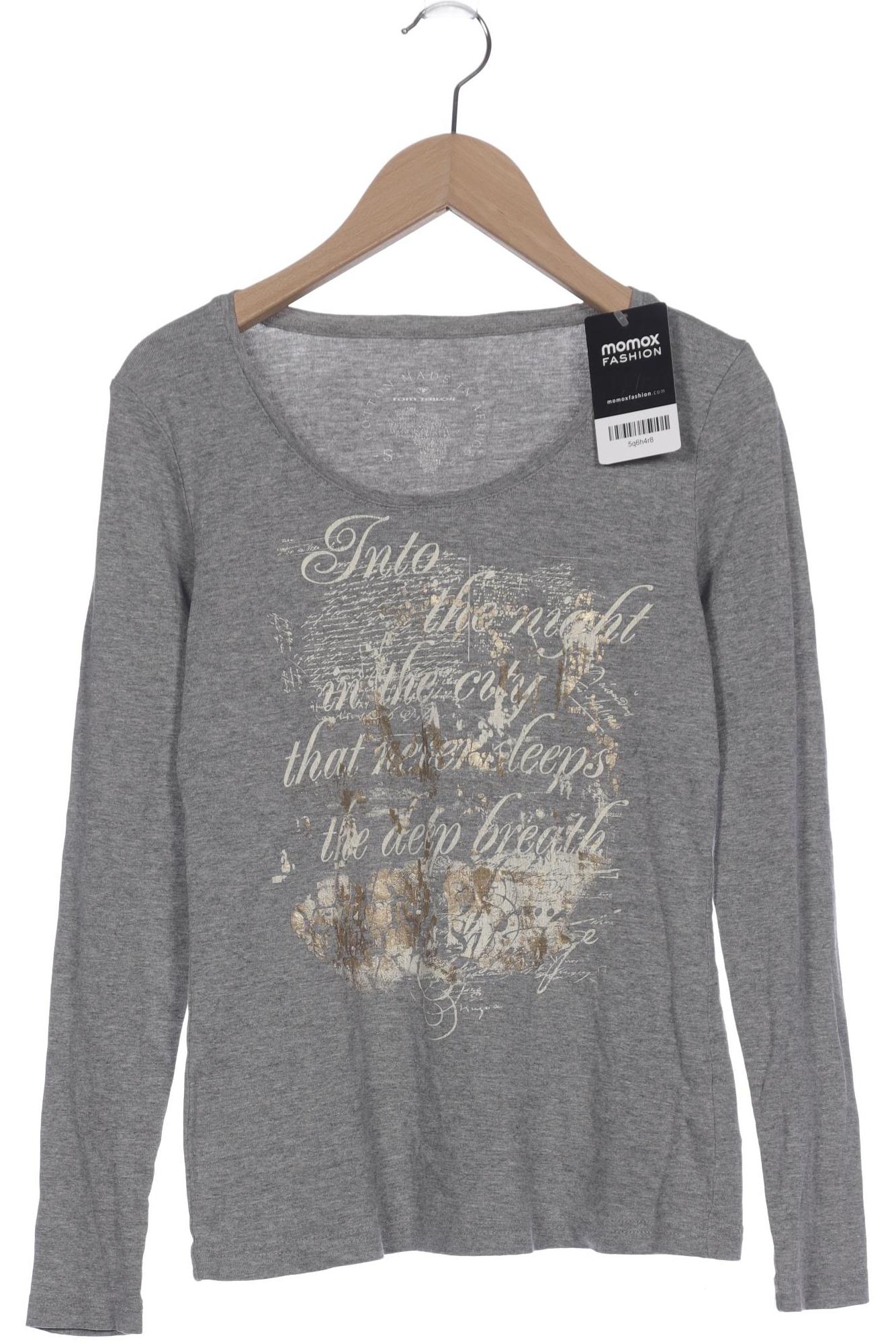 

Tom Tailor Damen Langarmshirt, grau, Gr. 36