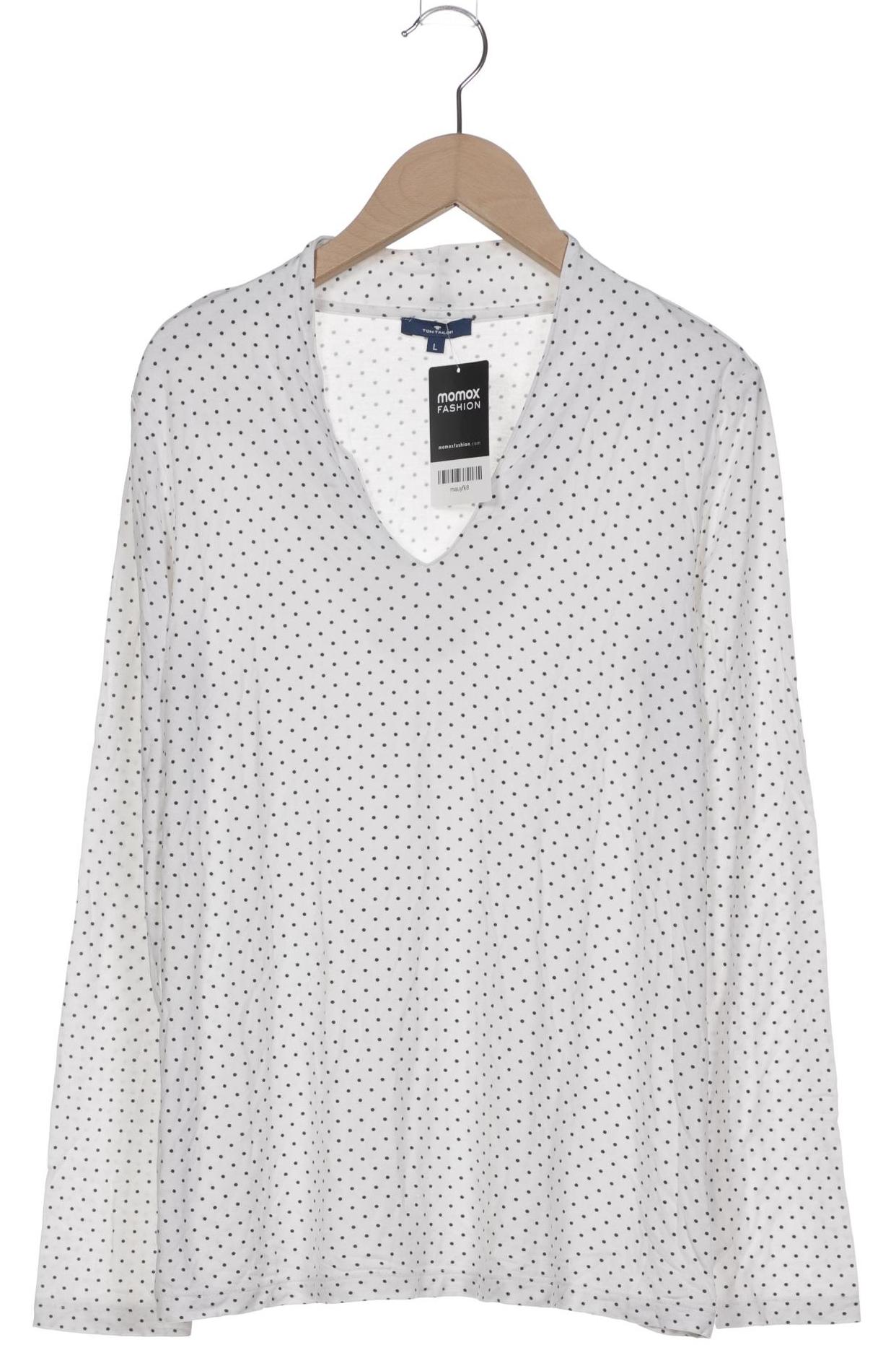 

Tom Tailor Damen Langarmshirt, weiß, Gr. 42