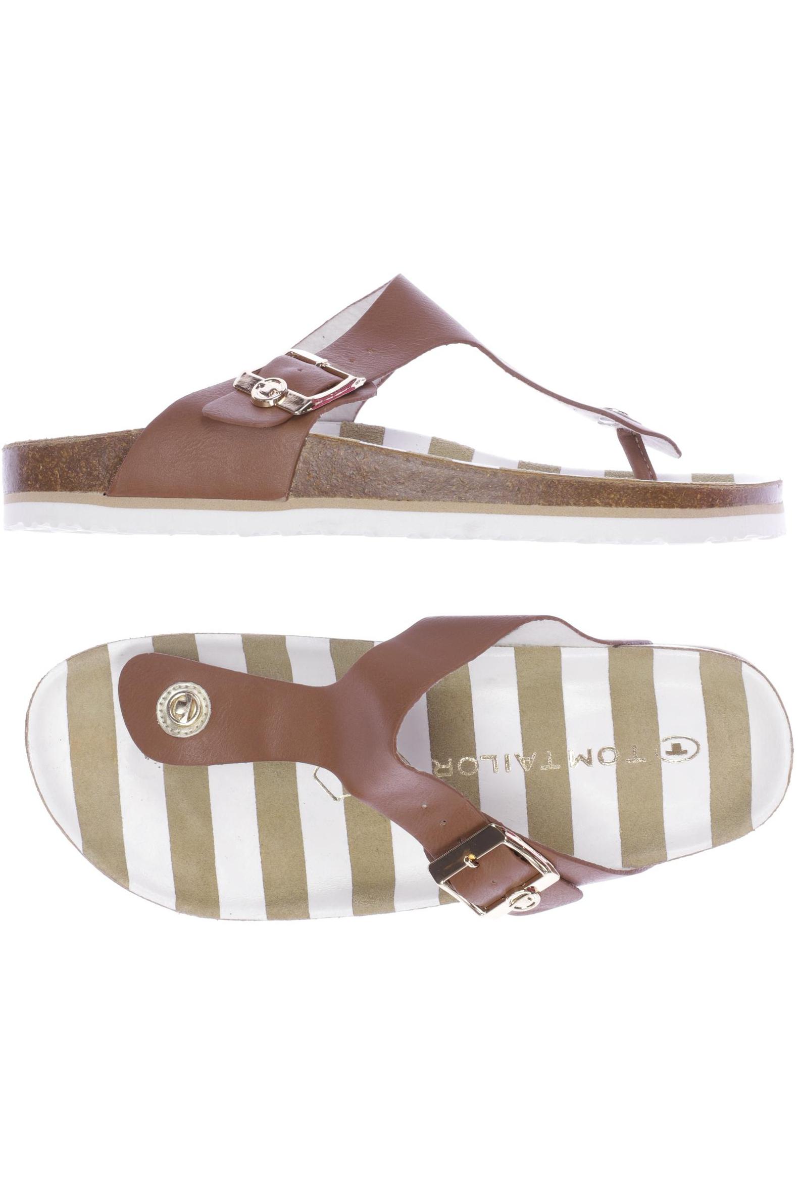 

Tom Tailor Damen Sandale, braun, Gr. 37
