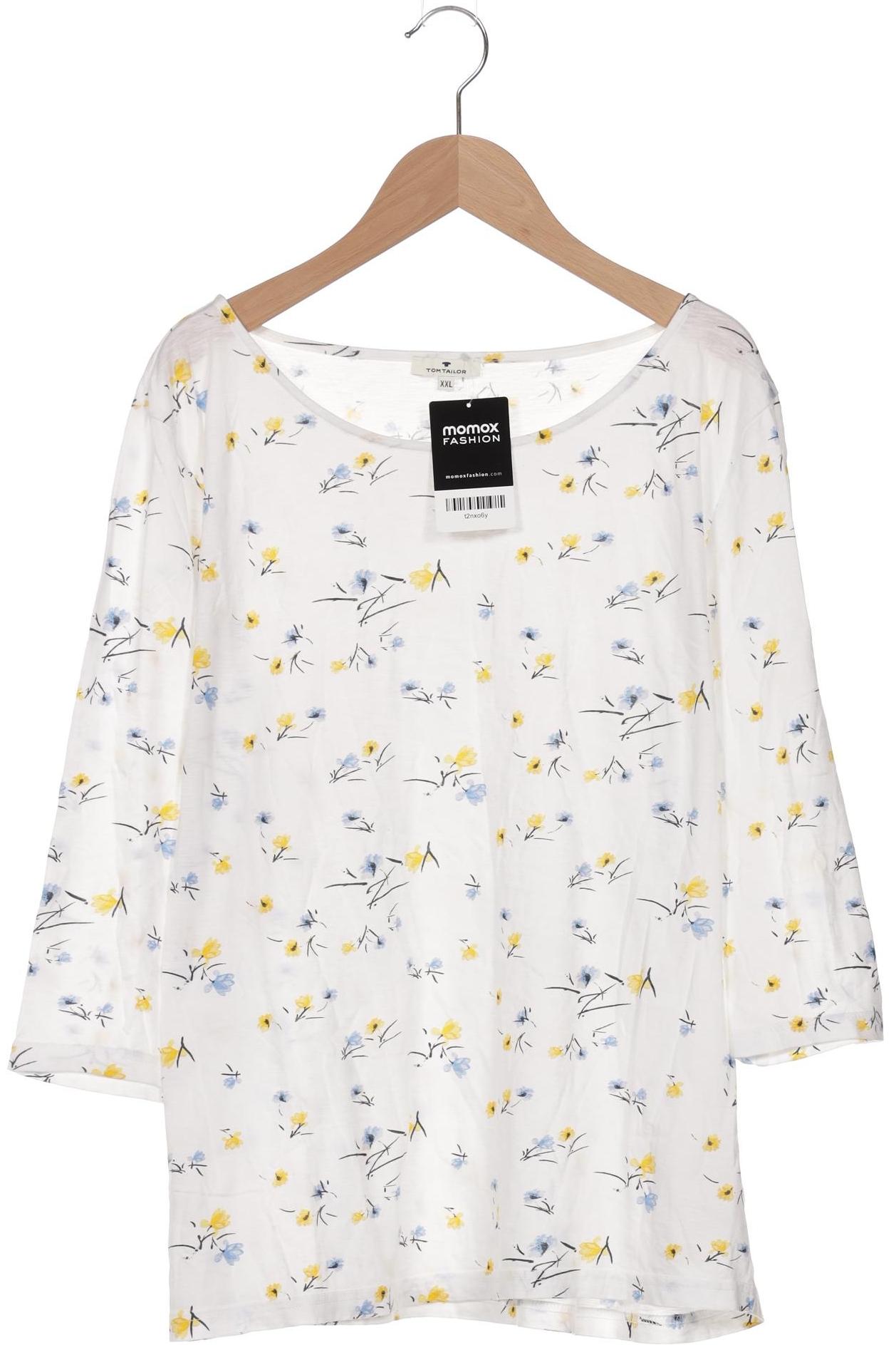 

Tom Tailor Damen Langarmshirt, weiß, Gr. 46