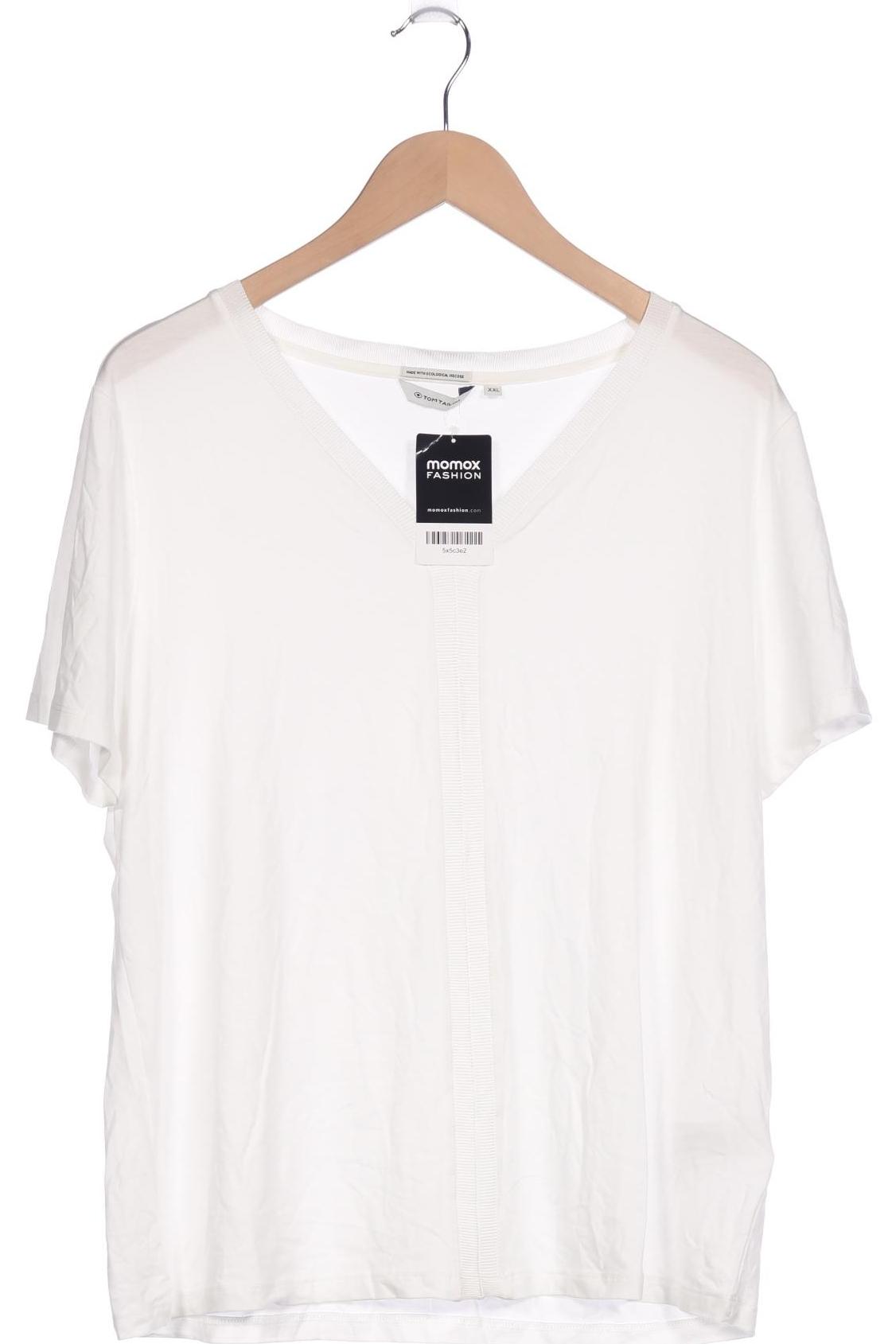 

Tom Tailor Damen T-Shirt, weiß, Gr. 46