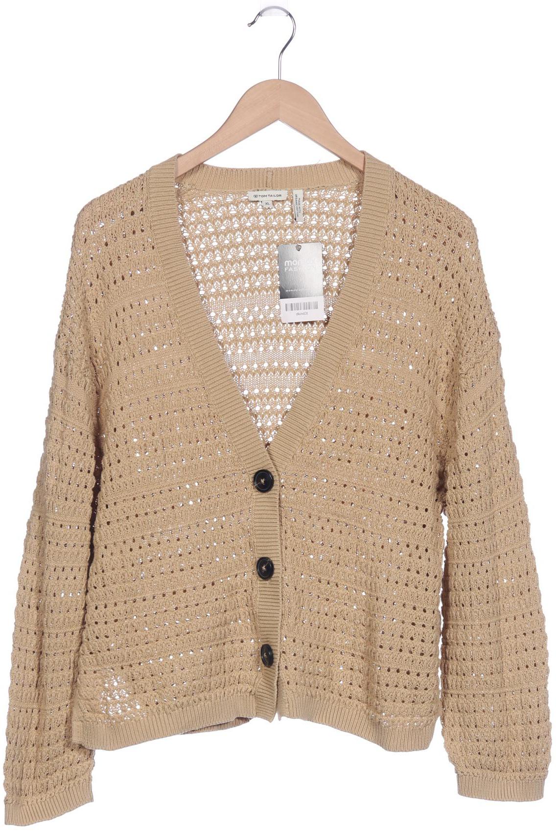 

Tom Tailor Damen Strickjacke, beige, Gr. 44