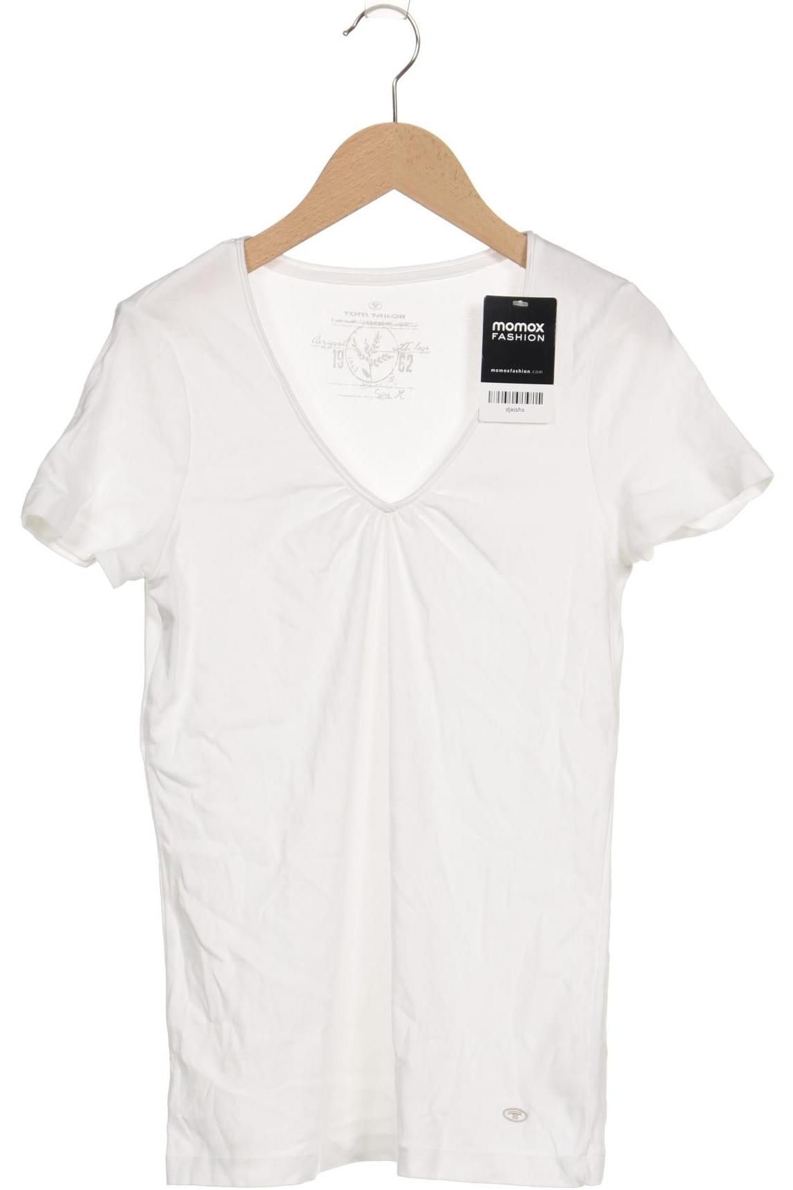 

Tom Tailor Damen T-Shirt, weiß, Gr. 38