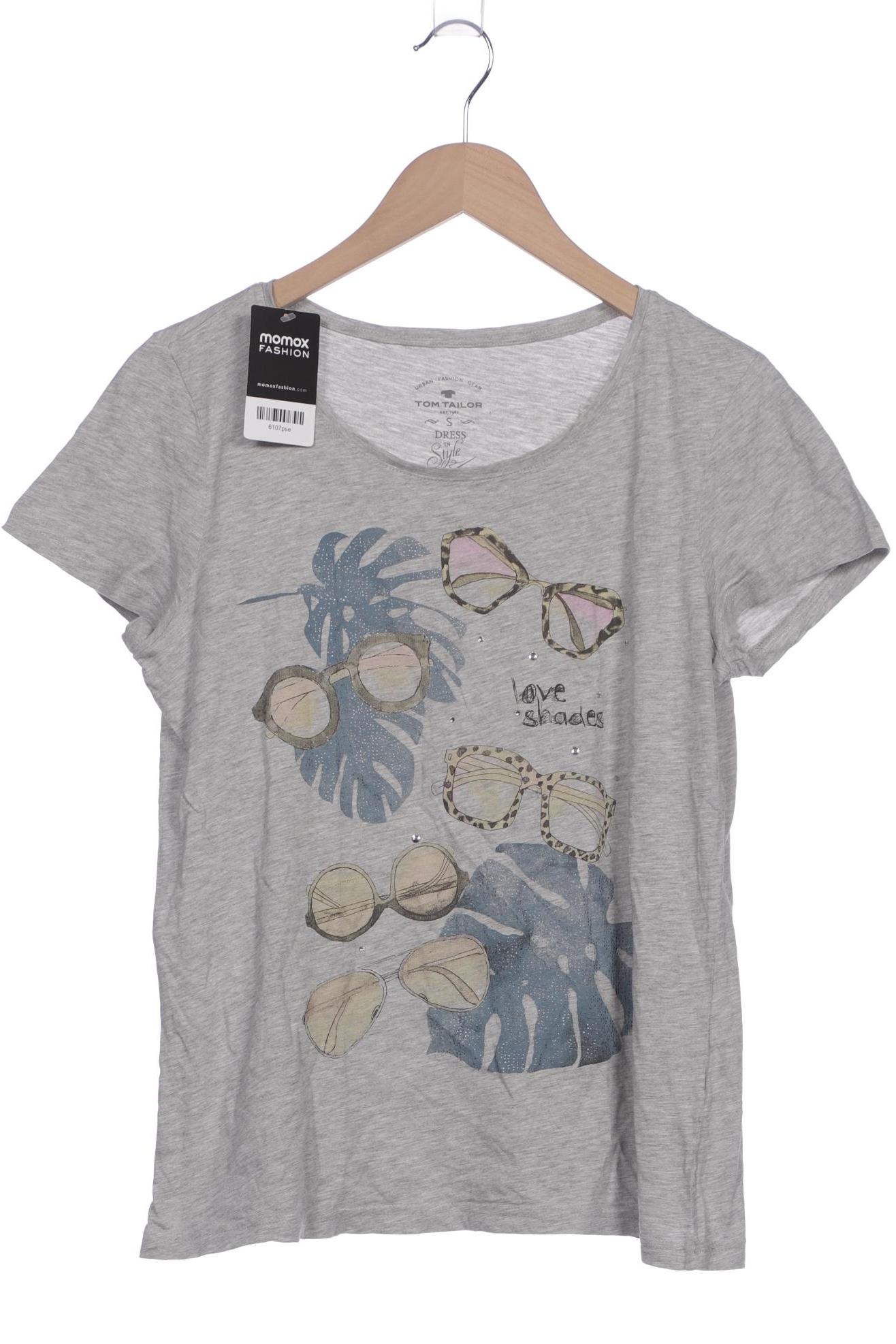 

Tom Tailor Damen T-Shirt, grau, Gr. 36