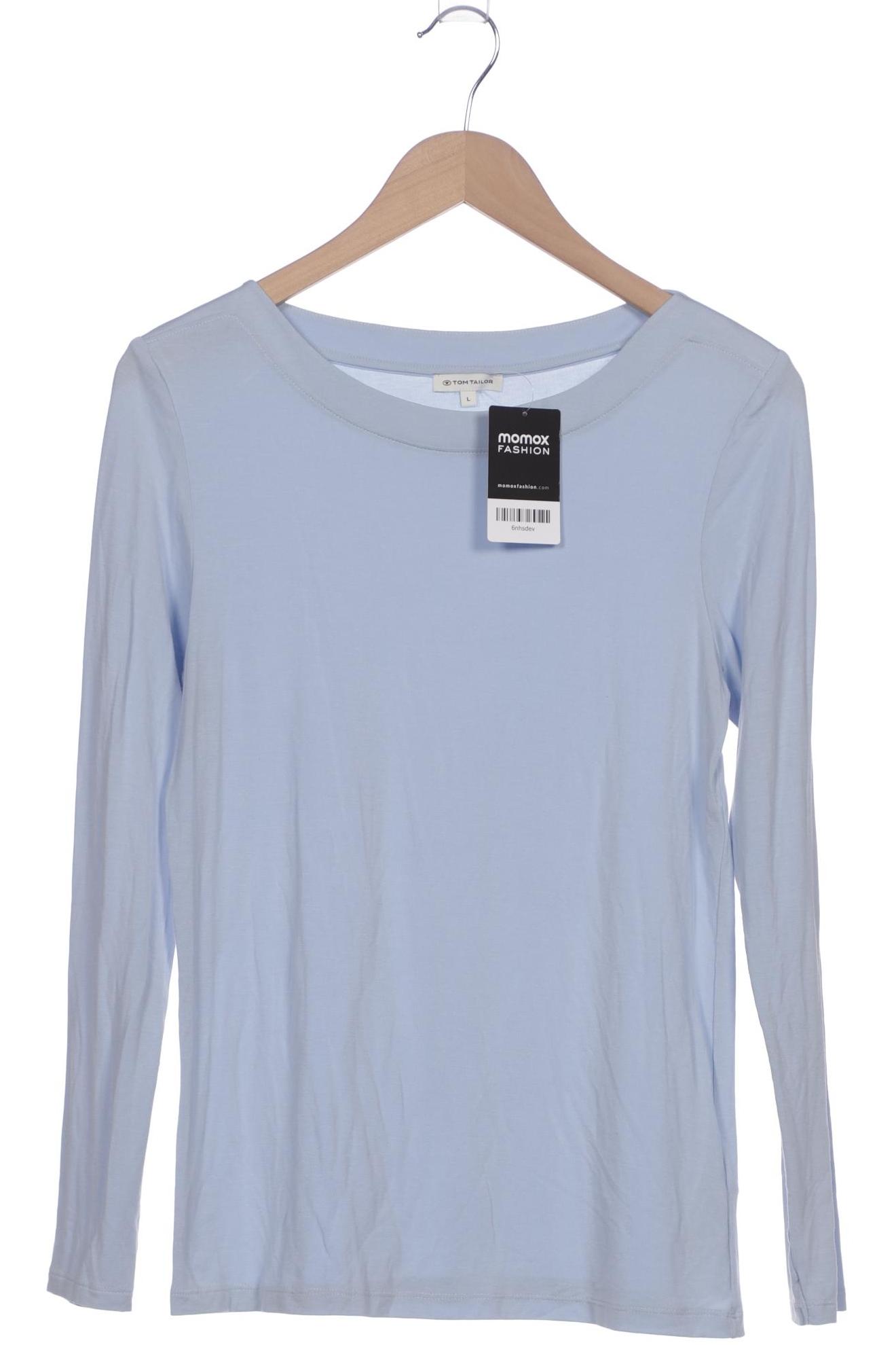 

Tom Tailor Damen Langarmshirt, hellblau, Gr. 42