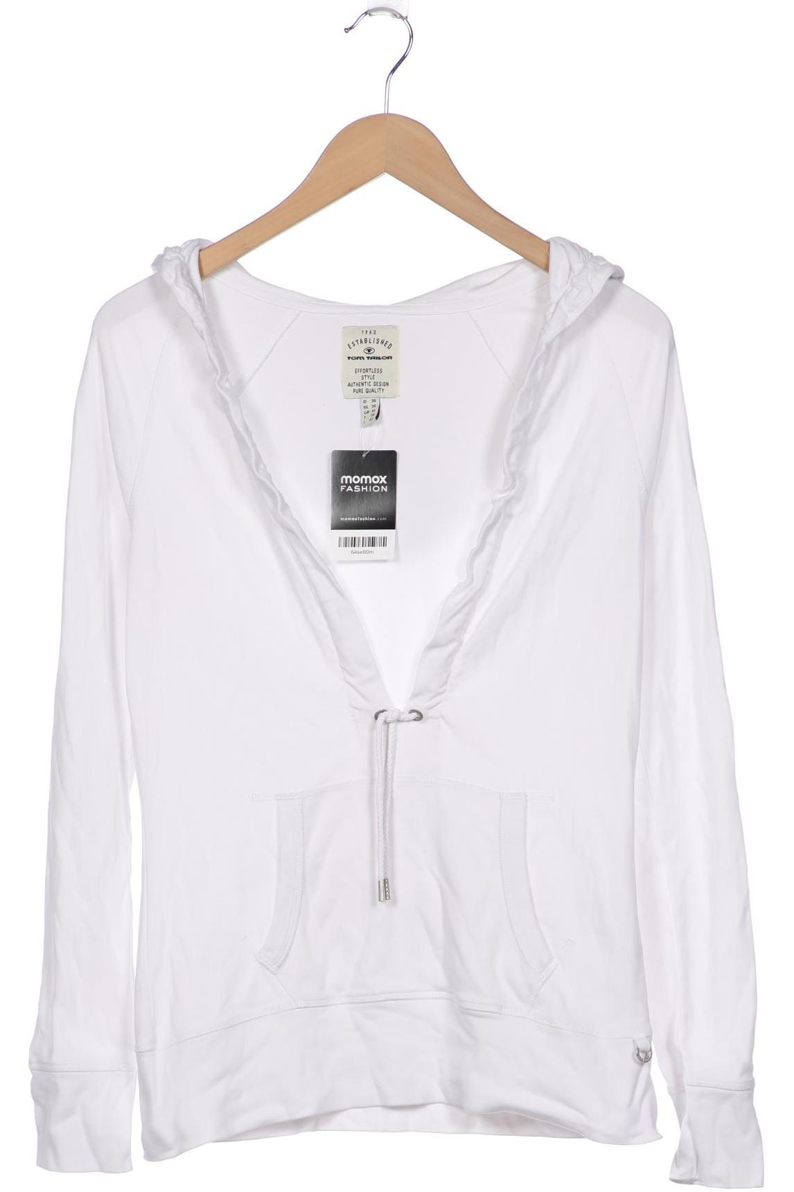

Tom Tailor Damen Kapuzenpullover, weiß
