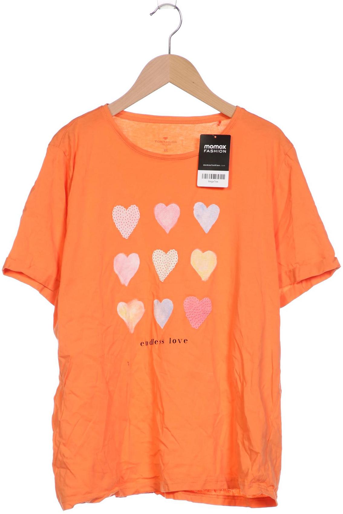 

Tom Tailor Damen T-Shirt, orange, Gr. 46