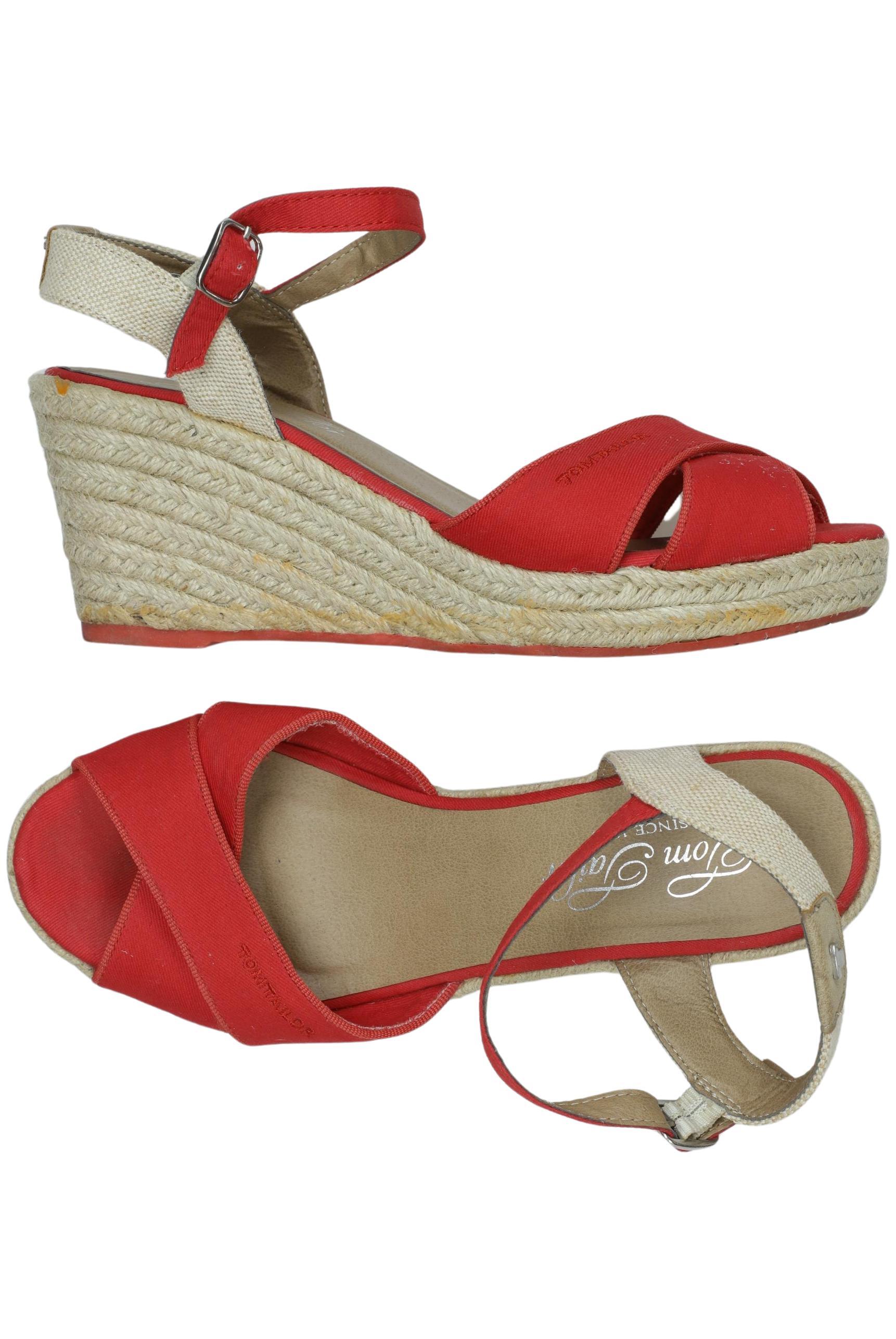 

Tom Tailor Damen Sandale, rot, Gr. 40
