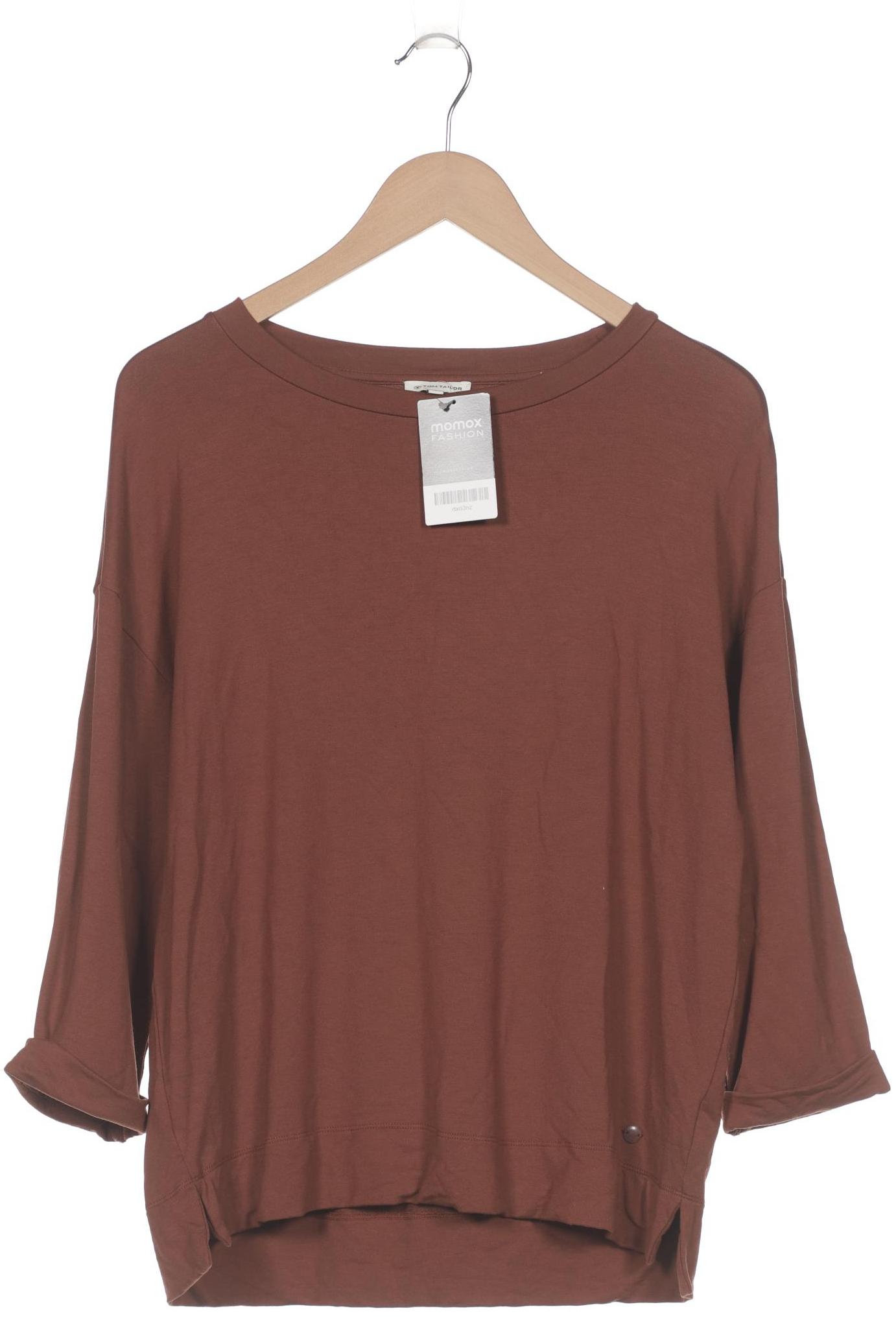 

Tom Tailor Damen Langarmshirt, braun, Gr. 42
