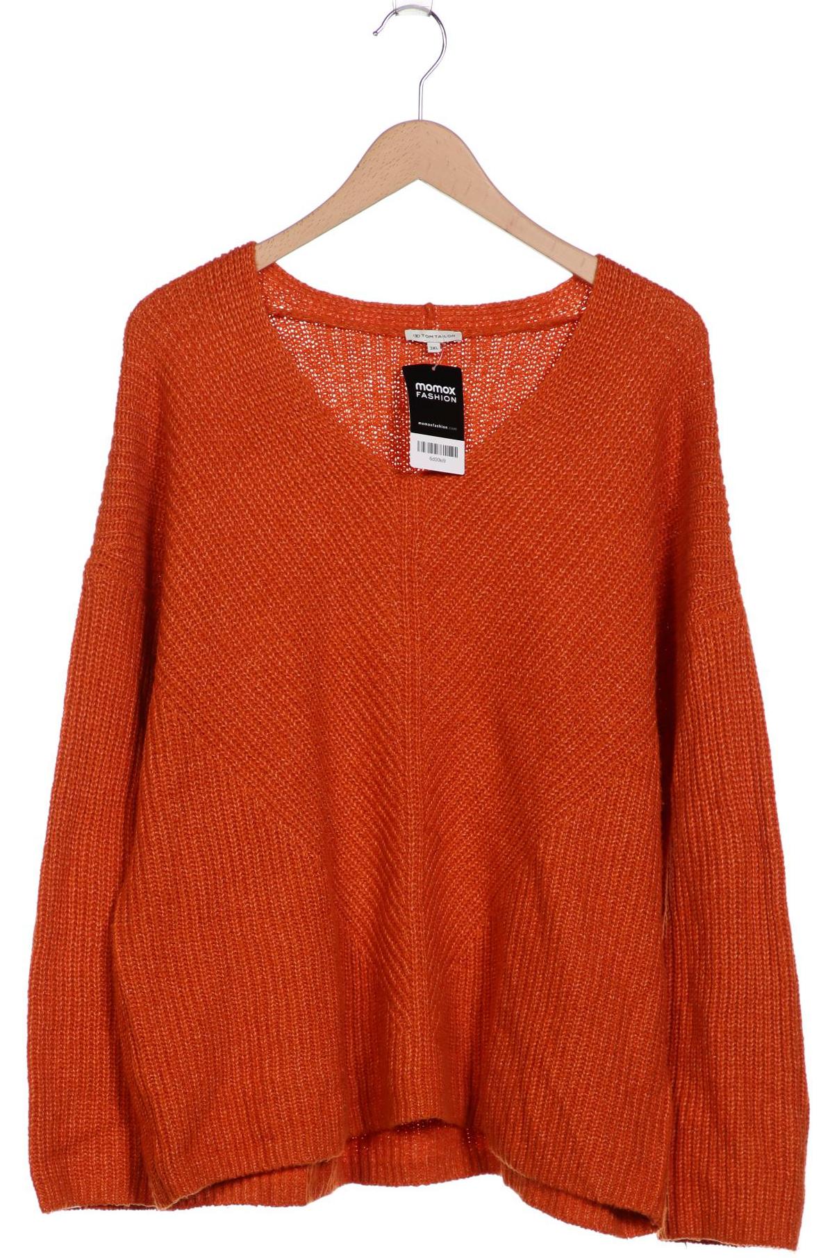 

Tom Tailor Damen Pullover, orange, Gr. 48