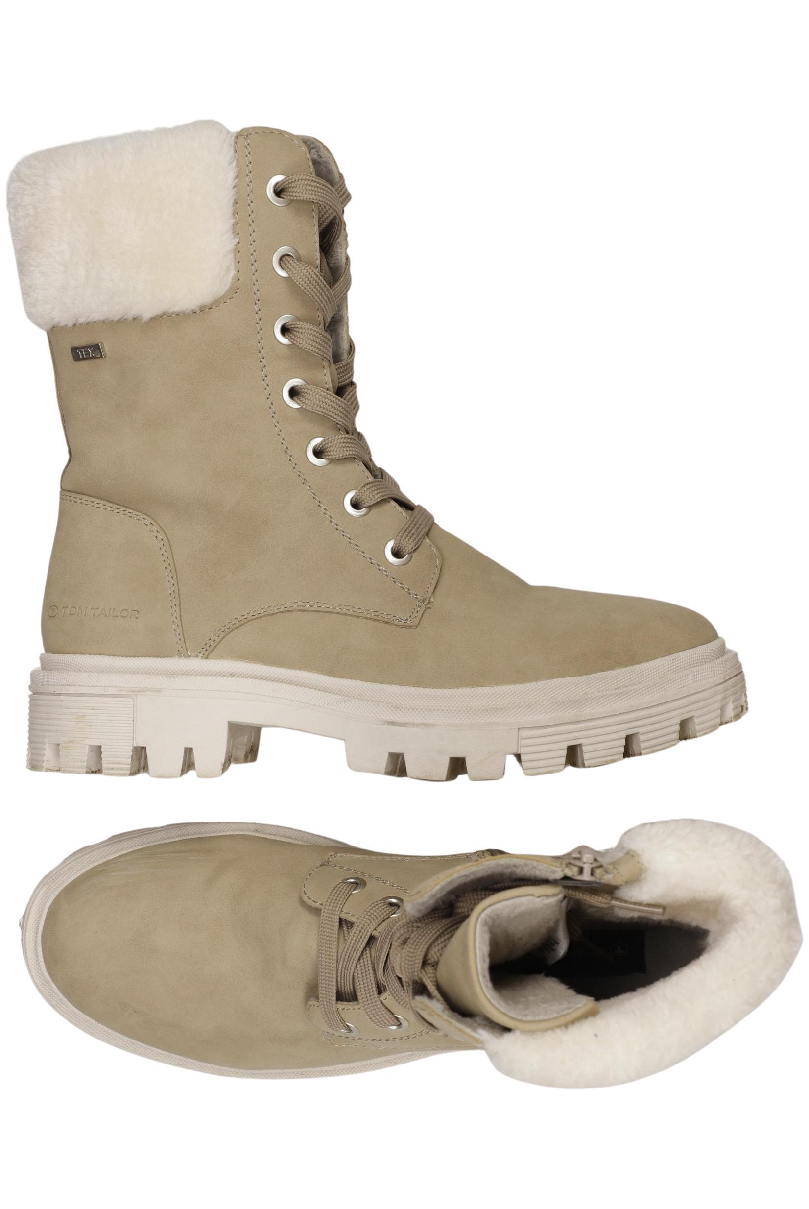 

Tom Tailor Damen Stiefelette, beige, Gr. 39