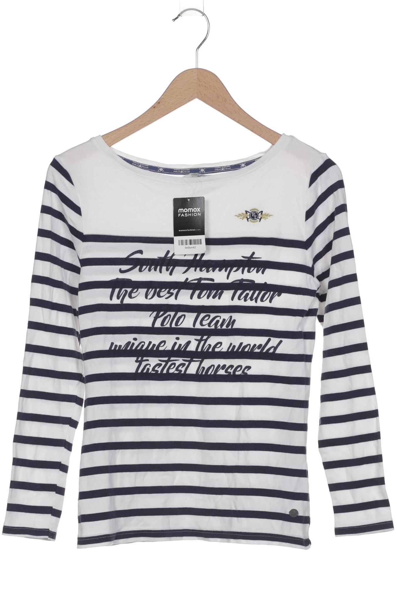 

Tom Tailor Damen Langarmshirt, weiß, Gr. 40