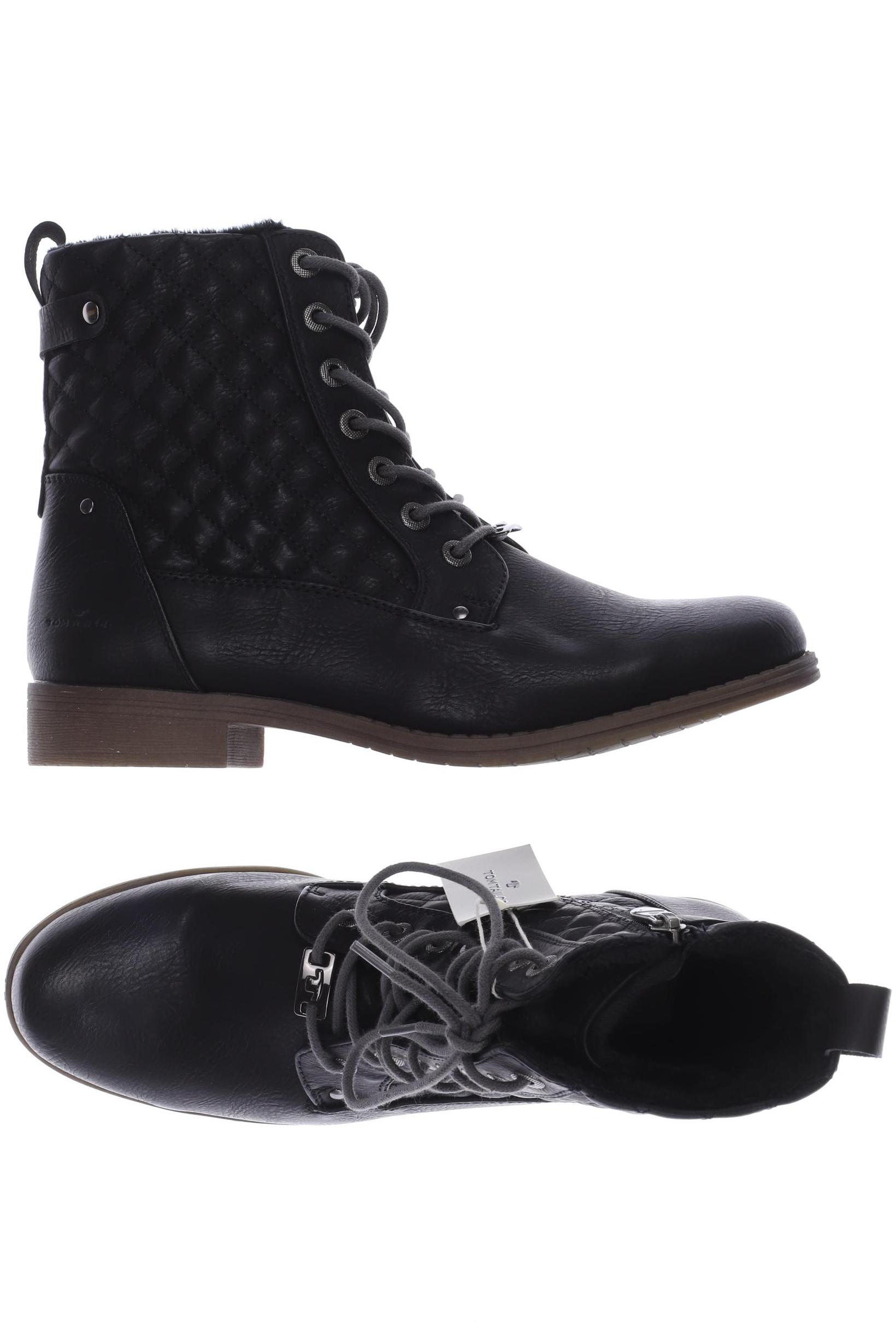 

Tom Tailor Damen Stiefelette, schwarz