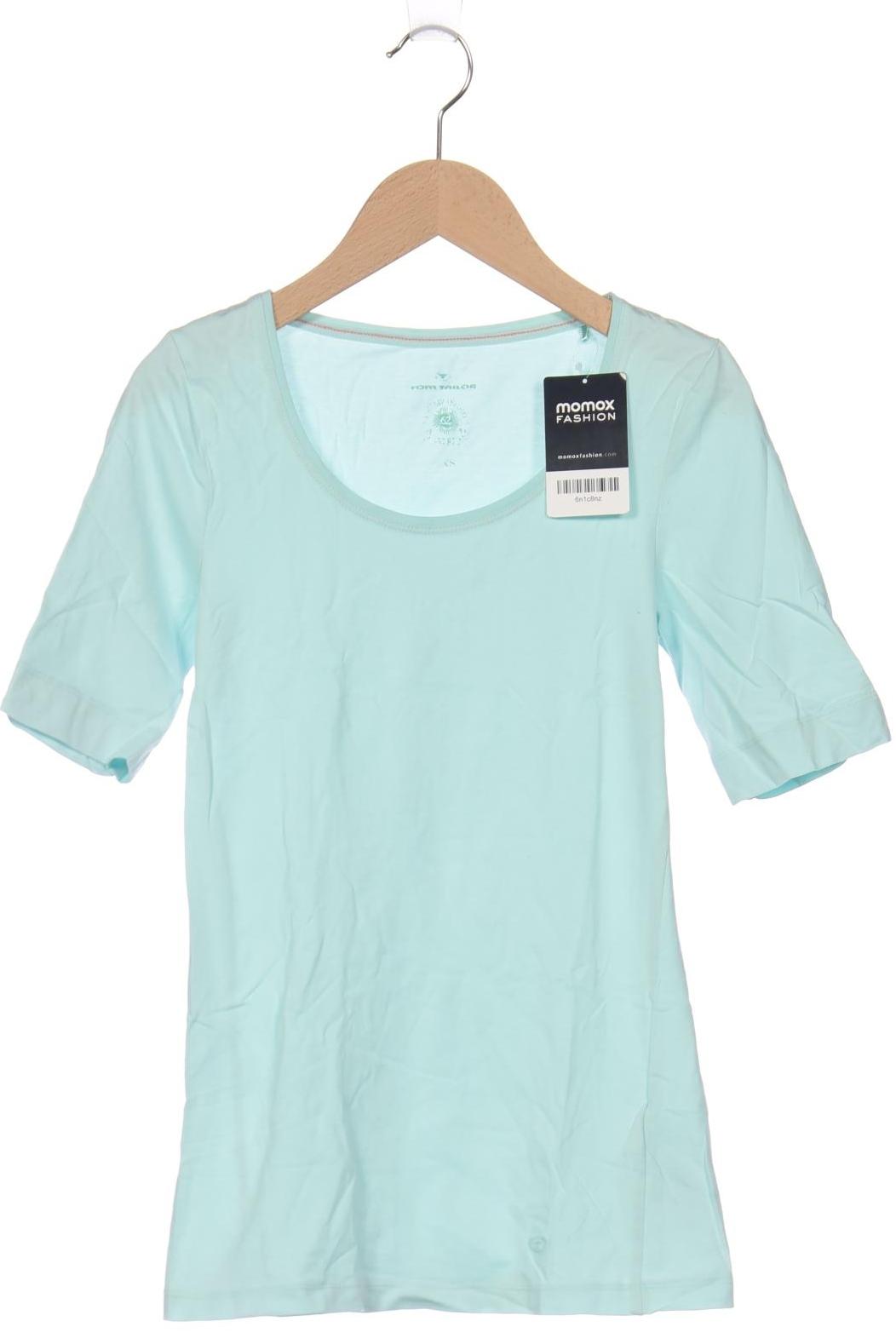 

Tom Tailor Damen T-Shirt, türkis, Gr. 34
