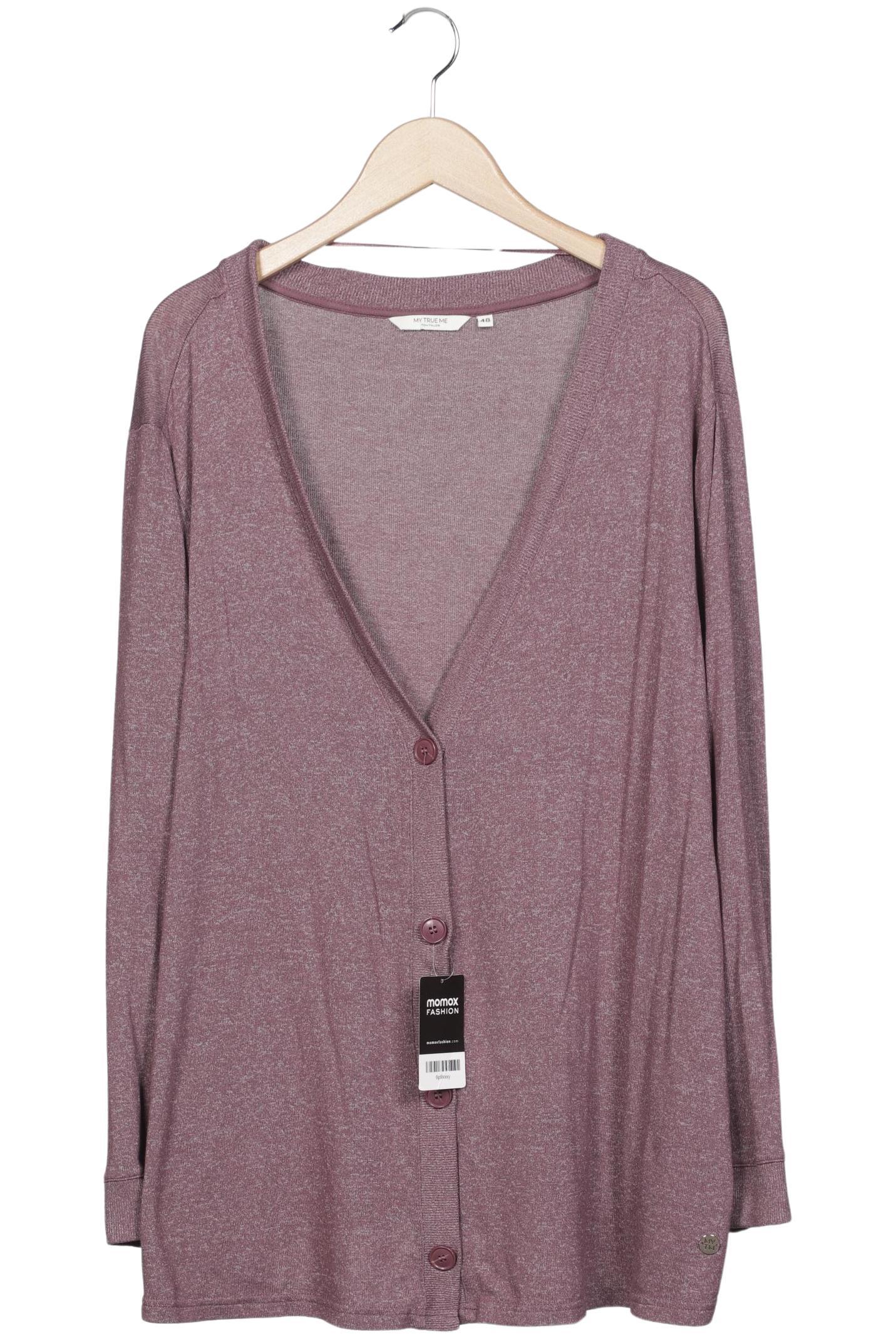 

Tom Tailor Damen Strickjacke, flieder, Gr. 48