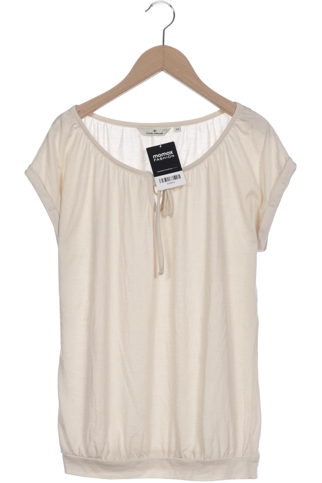 

Tom Tailor Damen T-Shirt, cremeweiß, Gr. 34