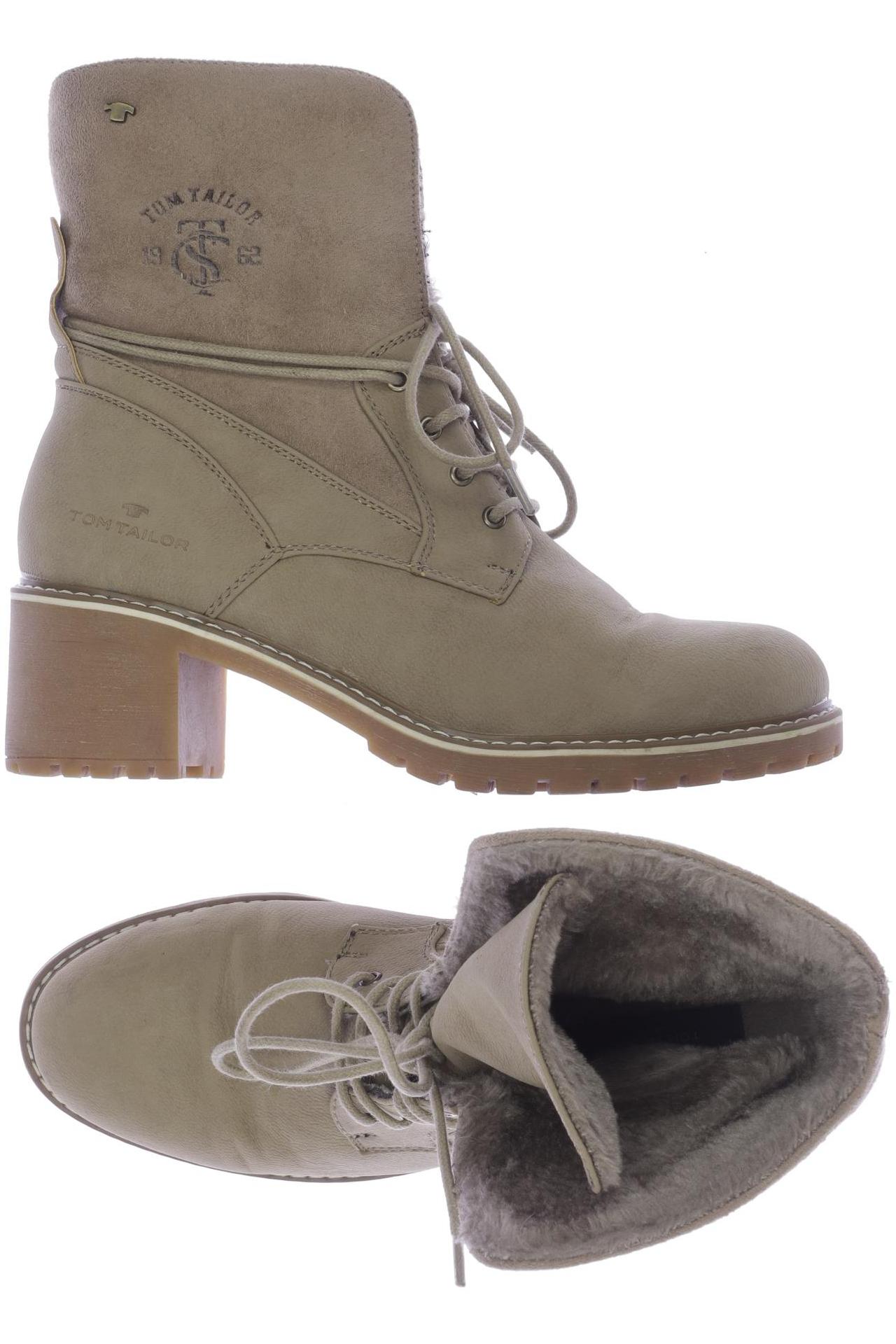 

Tom Tailor Damen Stiefelette, beige