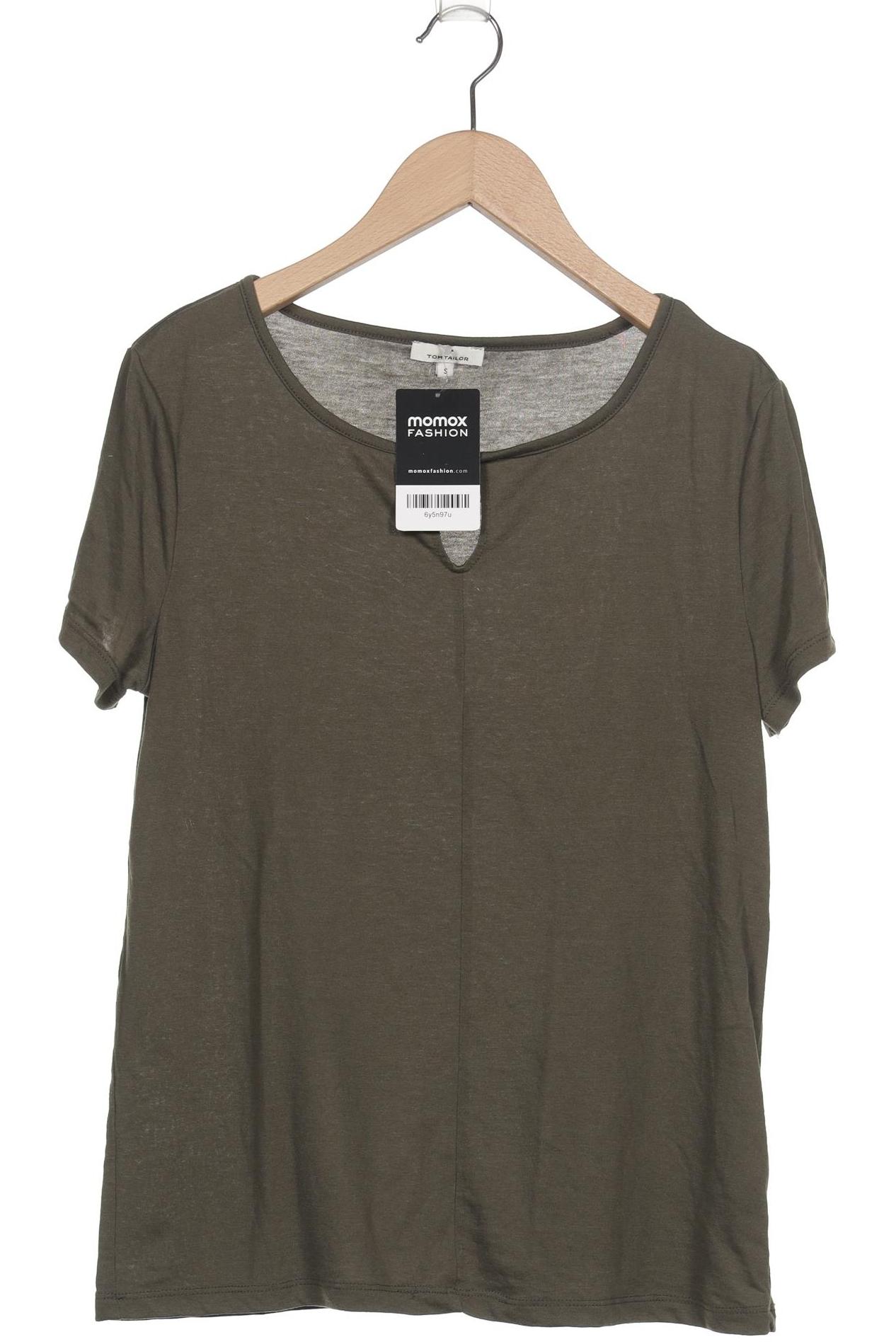 

Tom Tailor Damen T-Shirt, grün, Gr. 36
