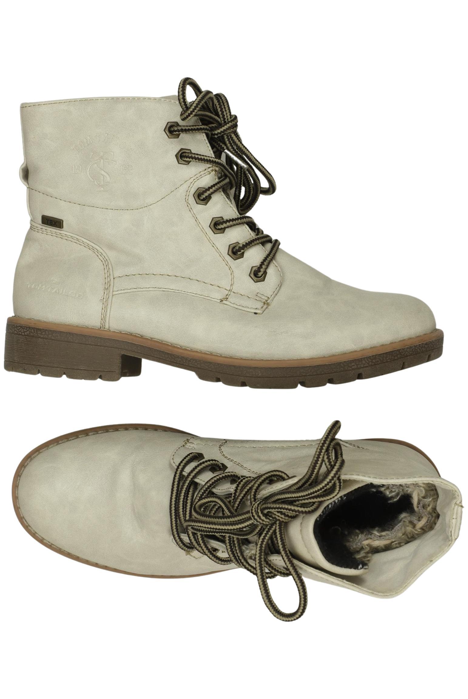 

Tom Tailor Damen Stiefelette, beige, Gr. 39