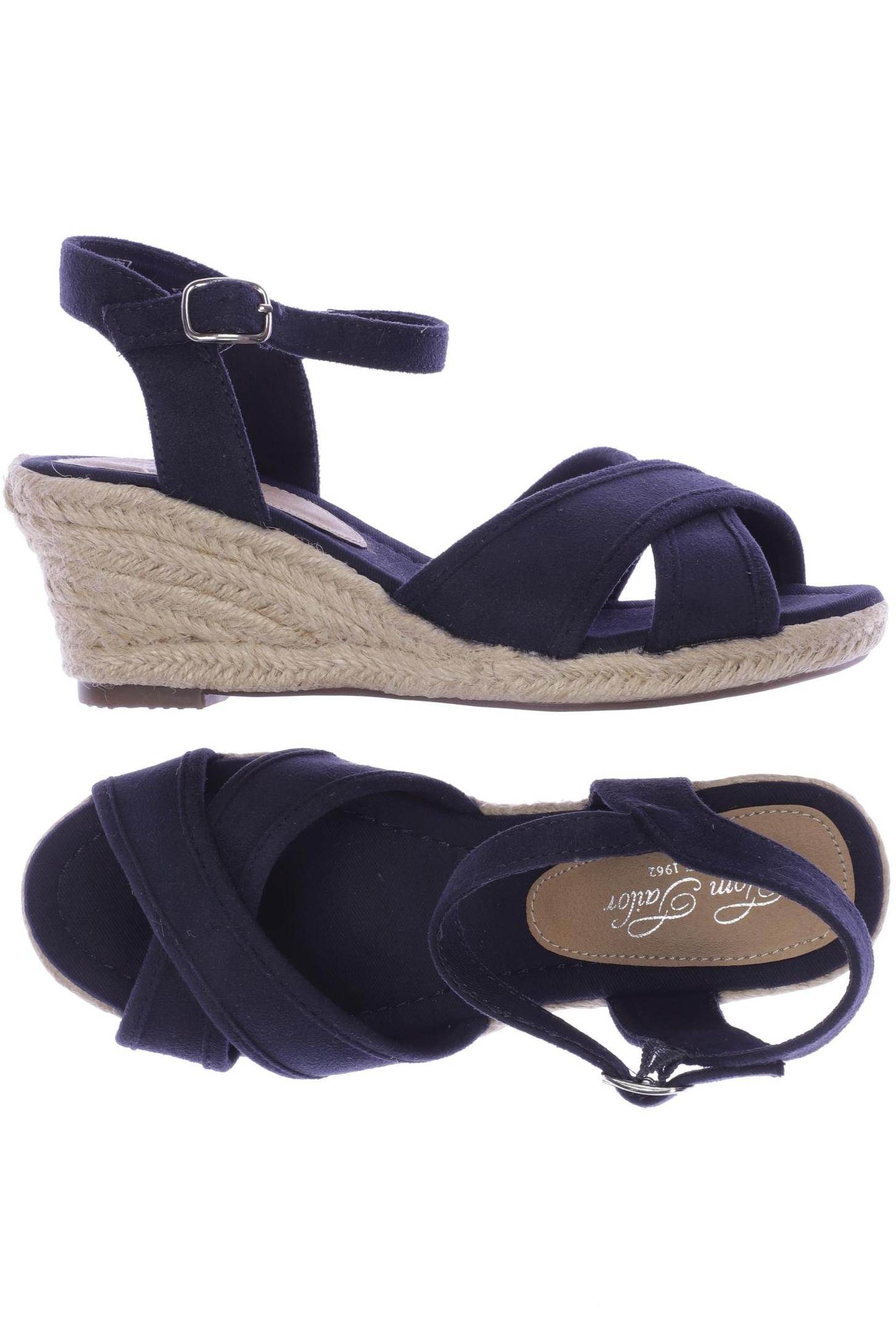 

Tom Tailor Damen Sandale, marineblau, Gr. 36