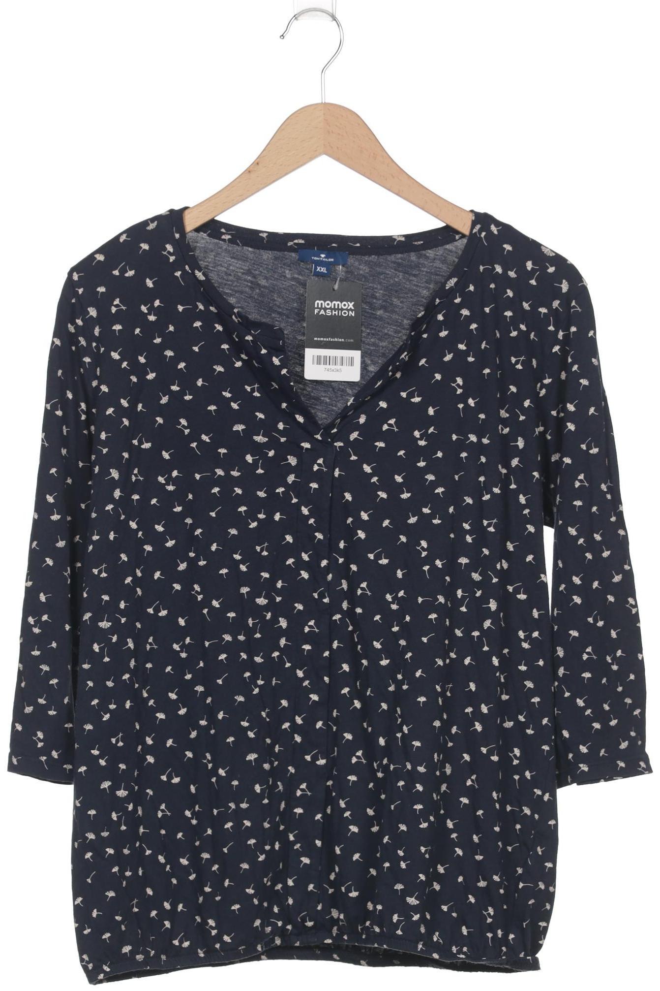 

Tom Tailor Damen Langarmshirt, marineblau, Gr. 46