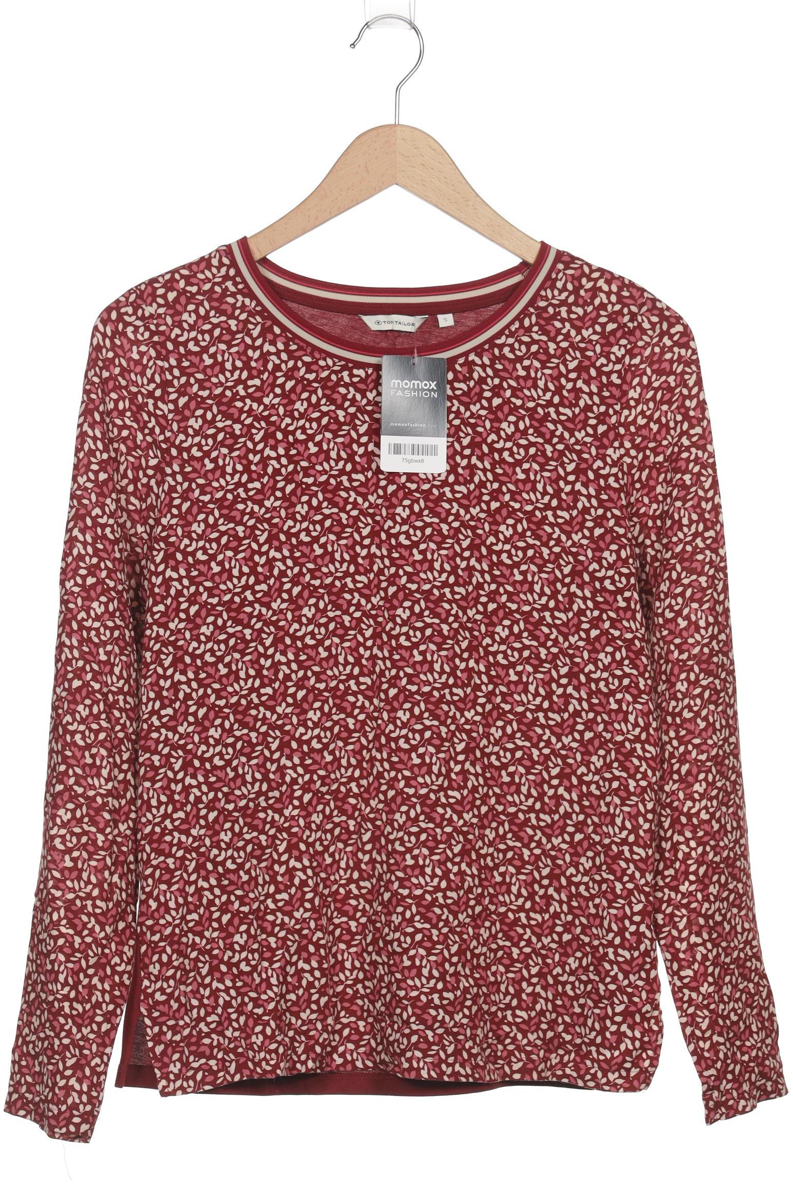 

Tom Tailor Damen Langarmshirt, bordeaux, Gr. 36