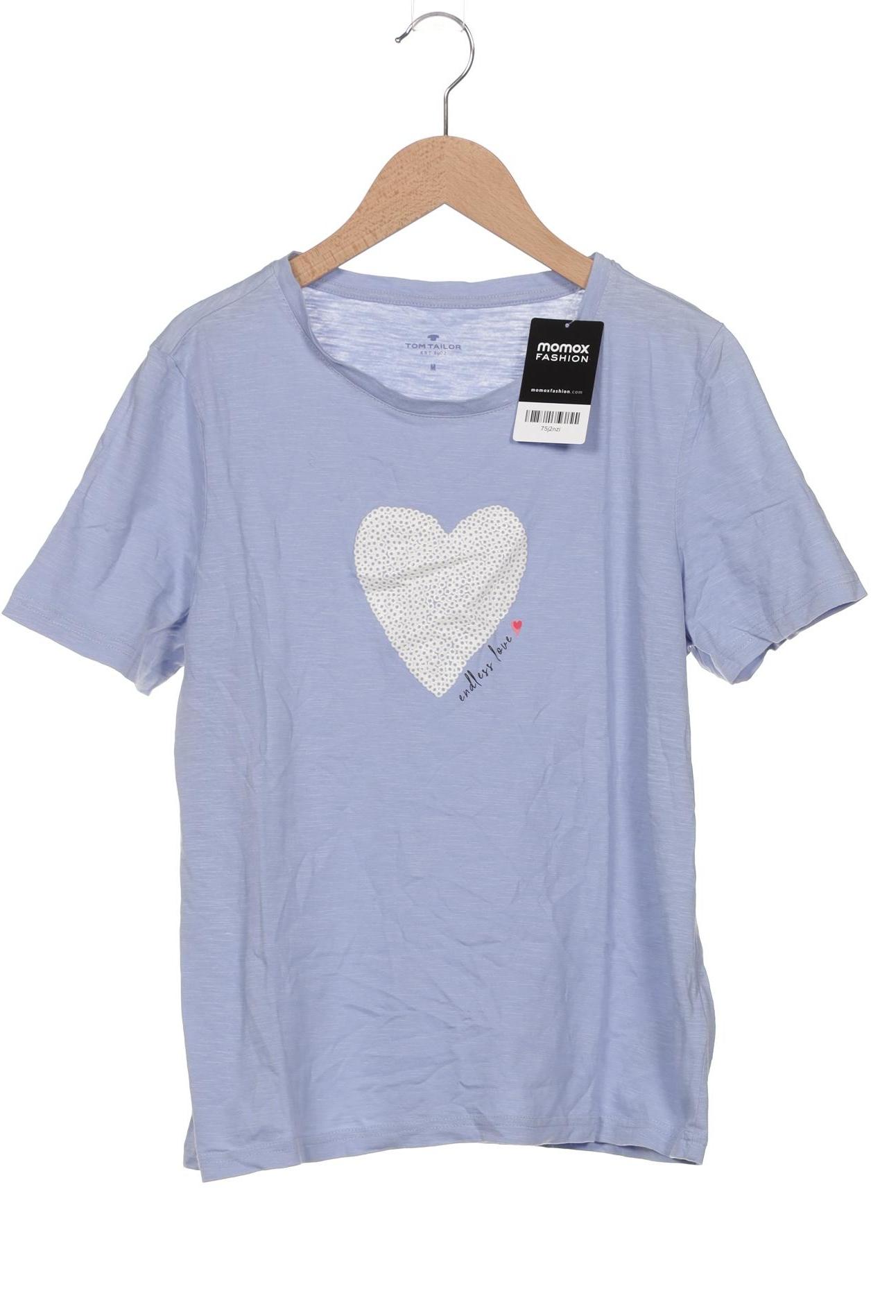 

Tom Tailor Damen T-Shirt, hellblau, Gr. 38