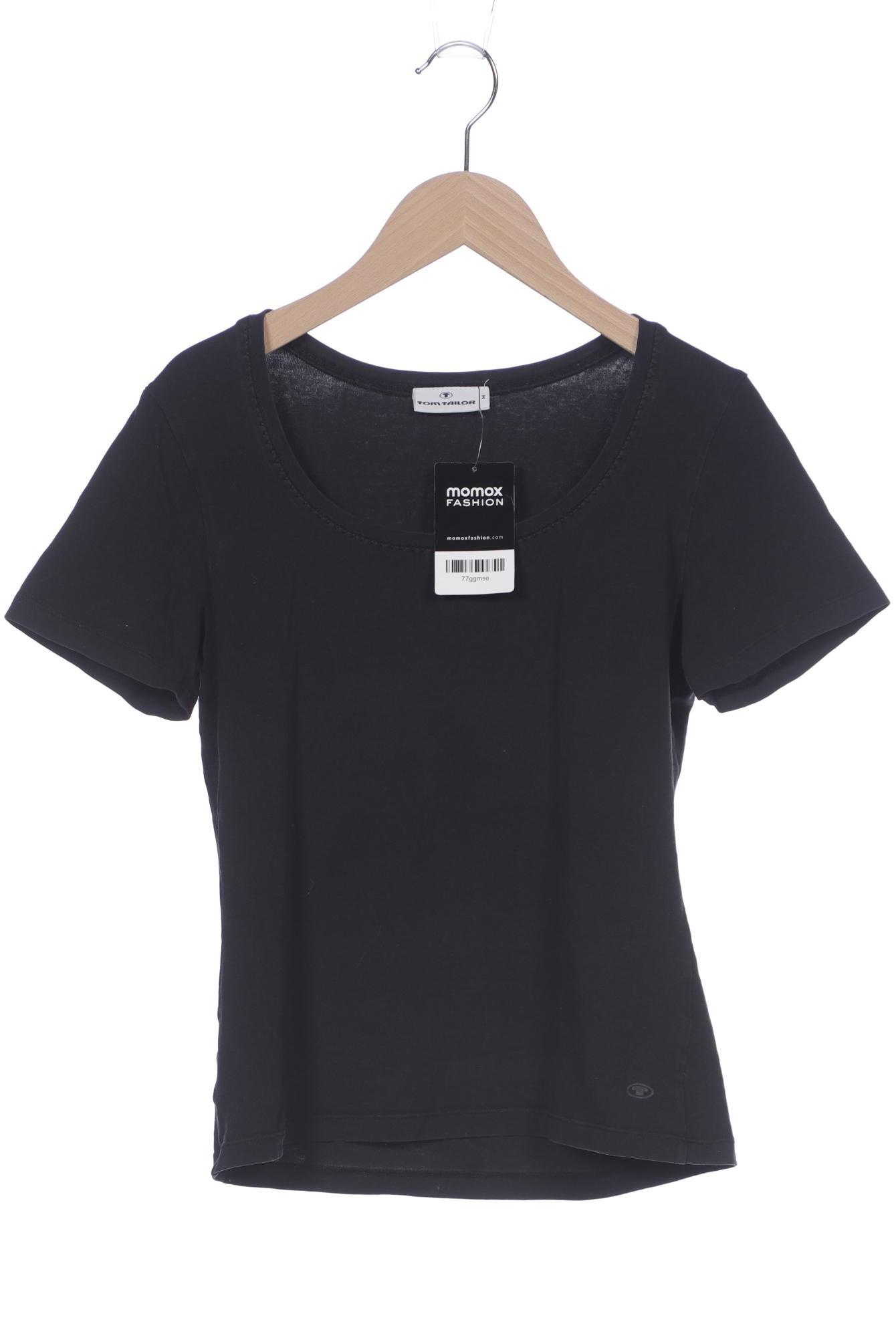 

Tom Tailor Damen T-Shirt, schwarz, Gr. 38