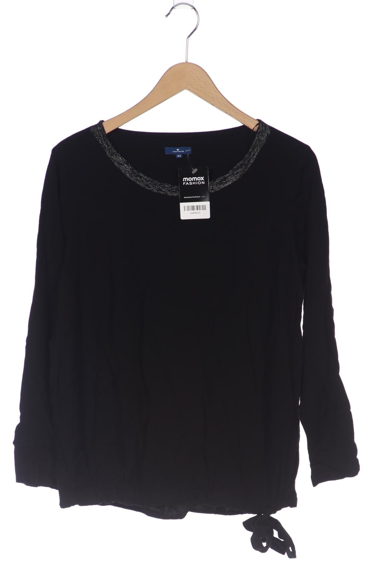 

Tom Tailor Damen Langarmshirt, schwarz, Gr. 42