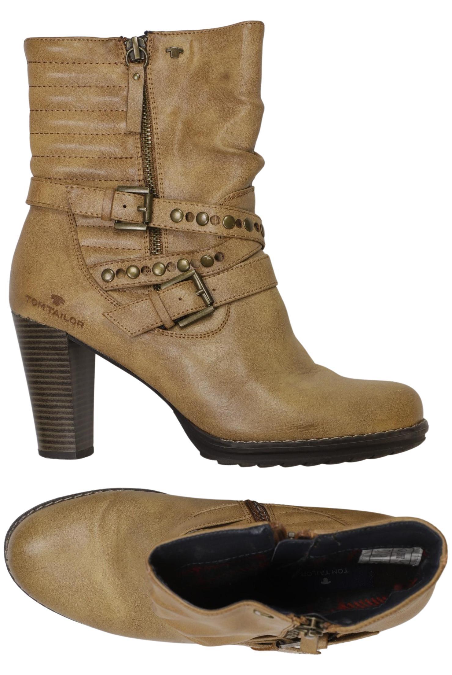 

Tom Tailor Damen Stiefelette, beige, Gr. 40