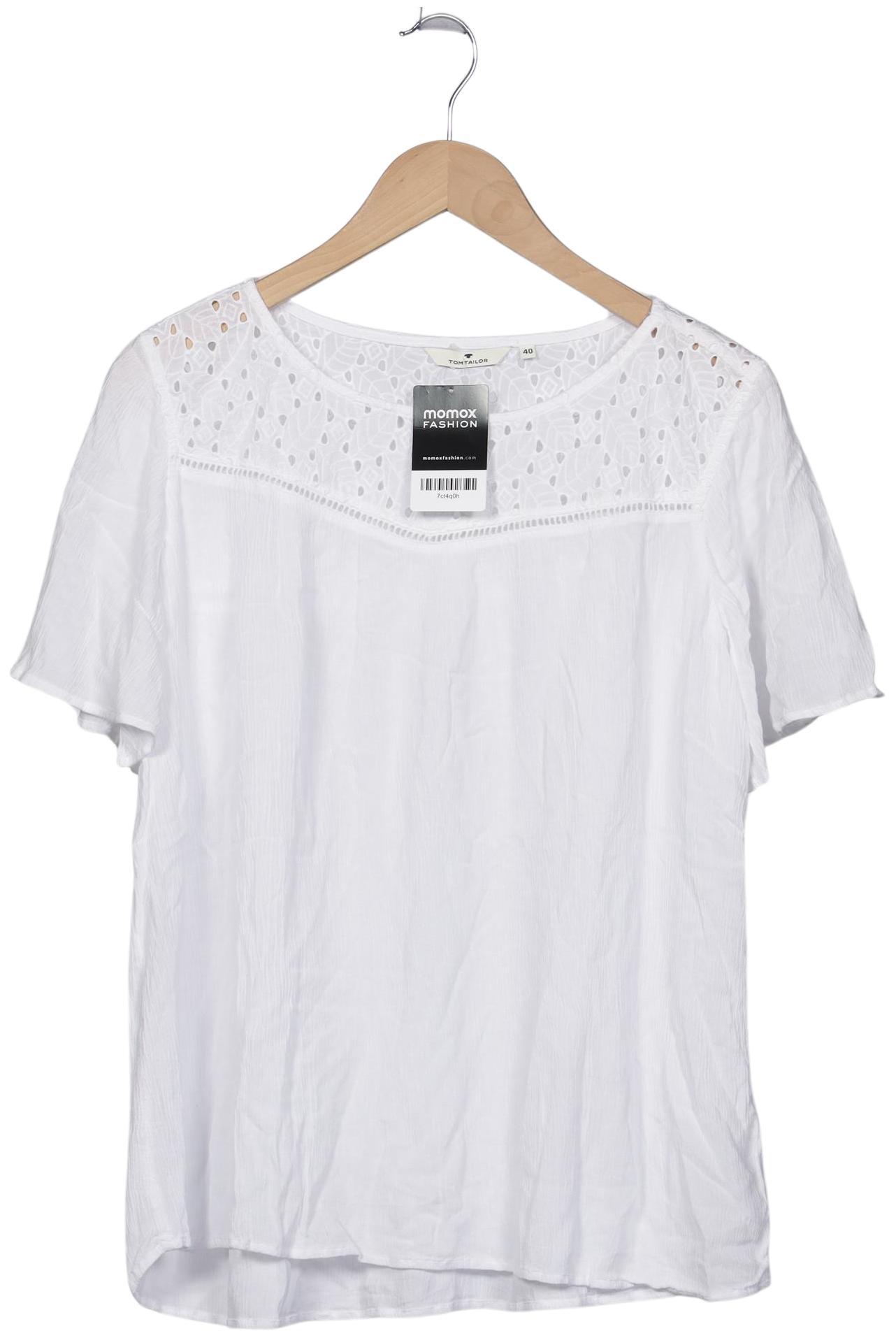 

Tom Tailor Damen T-Shirt, weiß, Gr. 40
