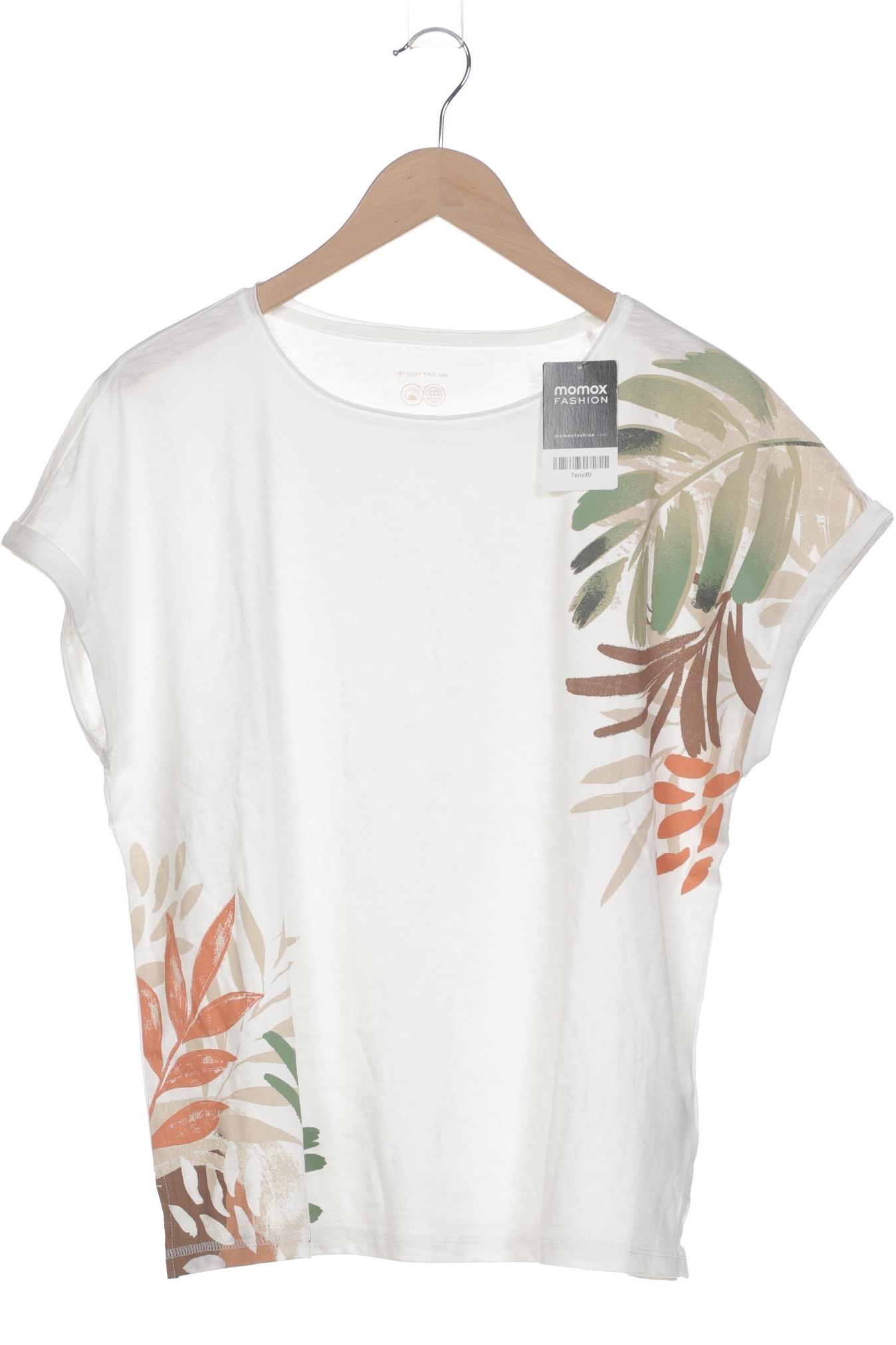 

Tom Tailor Damen T-Shirt, weiß, Gr. 44