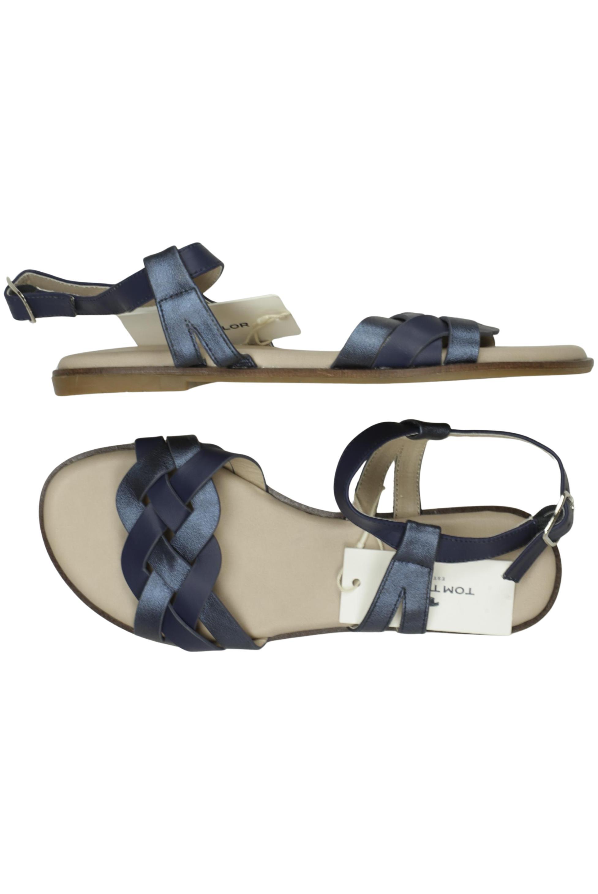 

Tom Tailor Damen Sandale, marineblau, Gr. 37