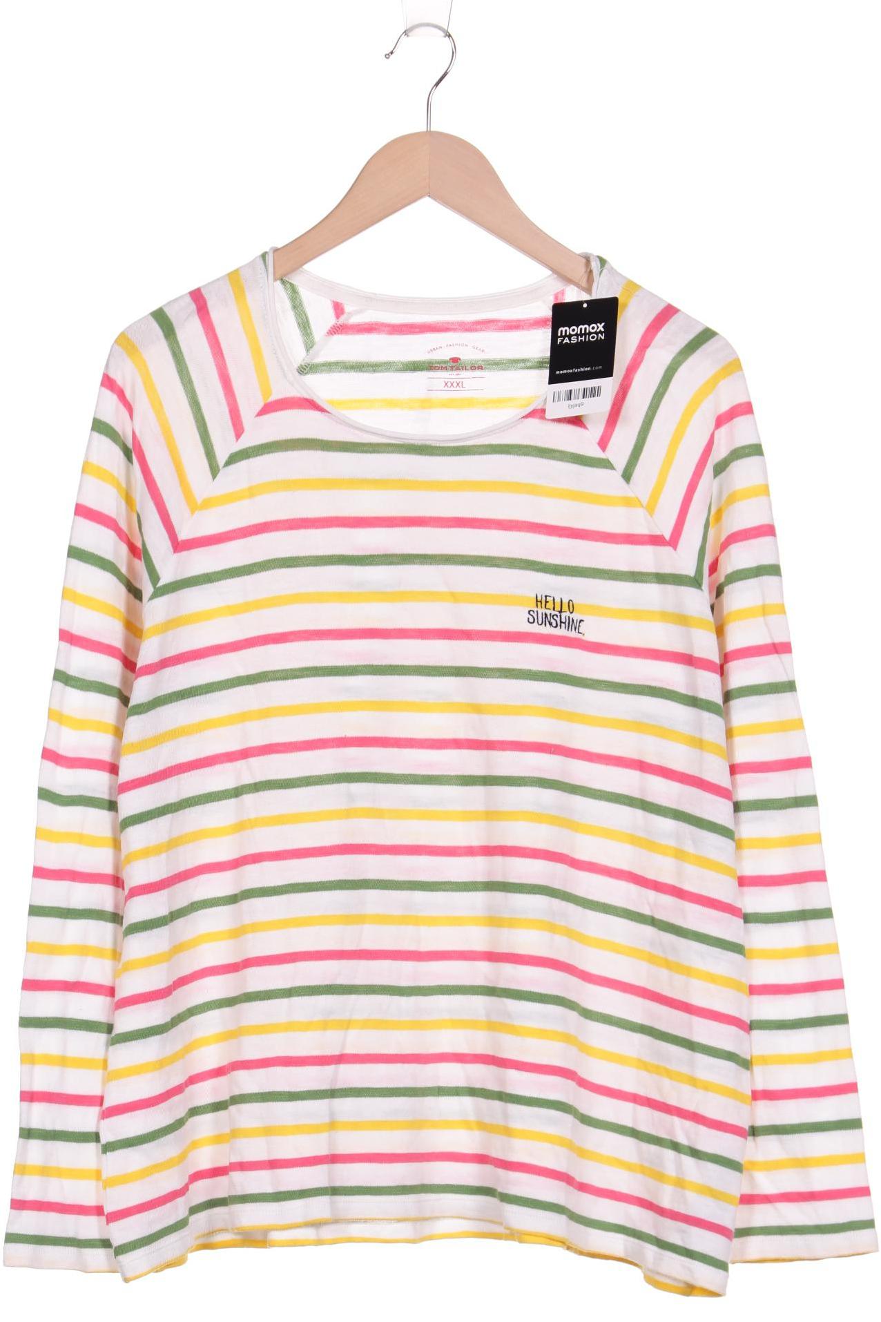 

Tom Tailor Damen Langarmshirt, weiß, Gr. 48
