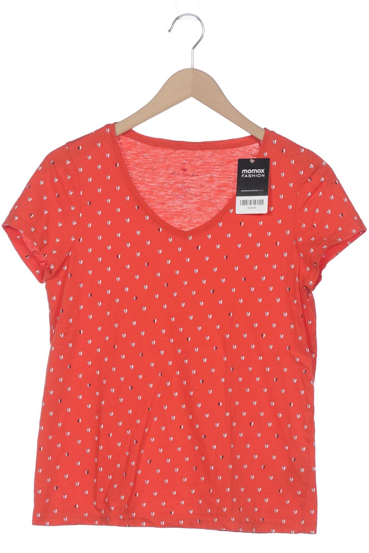 

Tom Tailor Damen T-Shirt, rot, Gr. 36