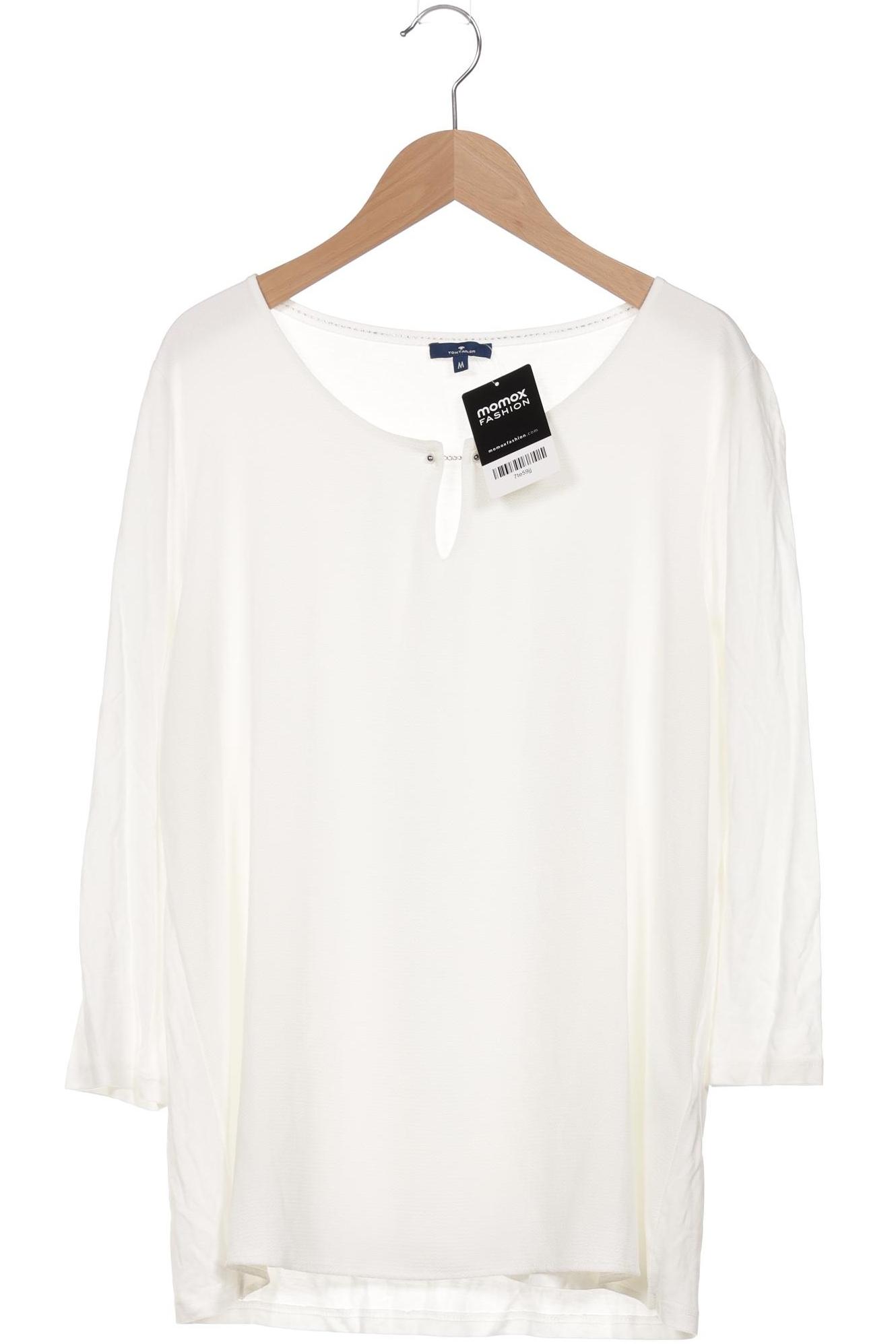 

Tom Tailor Damen Langarmshirt, cremeweiß, Gr. 38