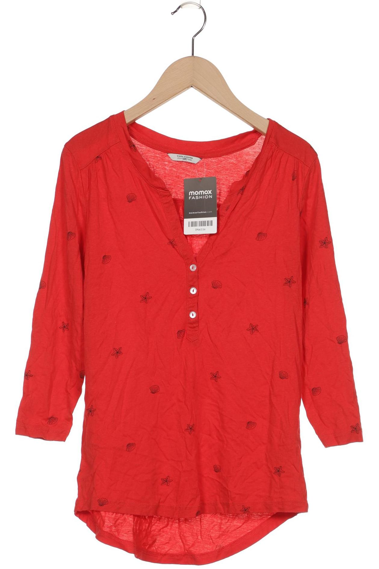 

Tom Tailor Damen Langarmshirt, rot, Gr. 32