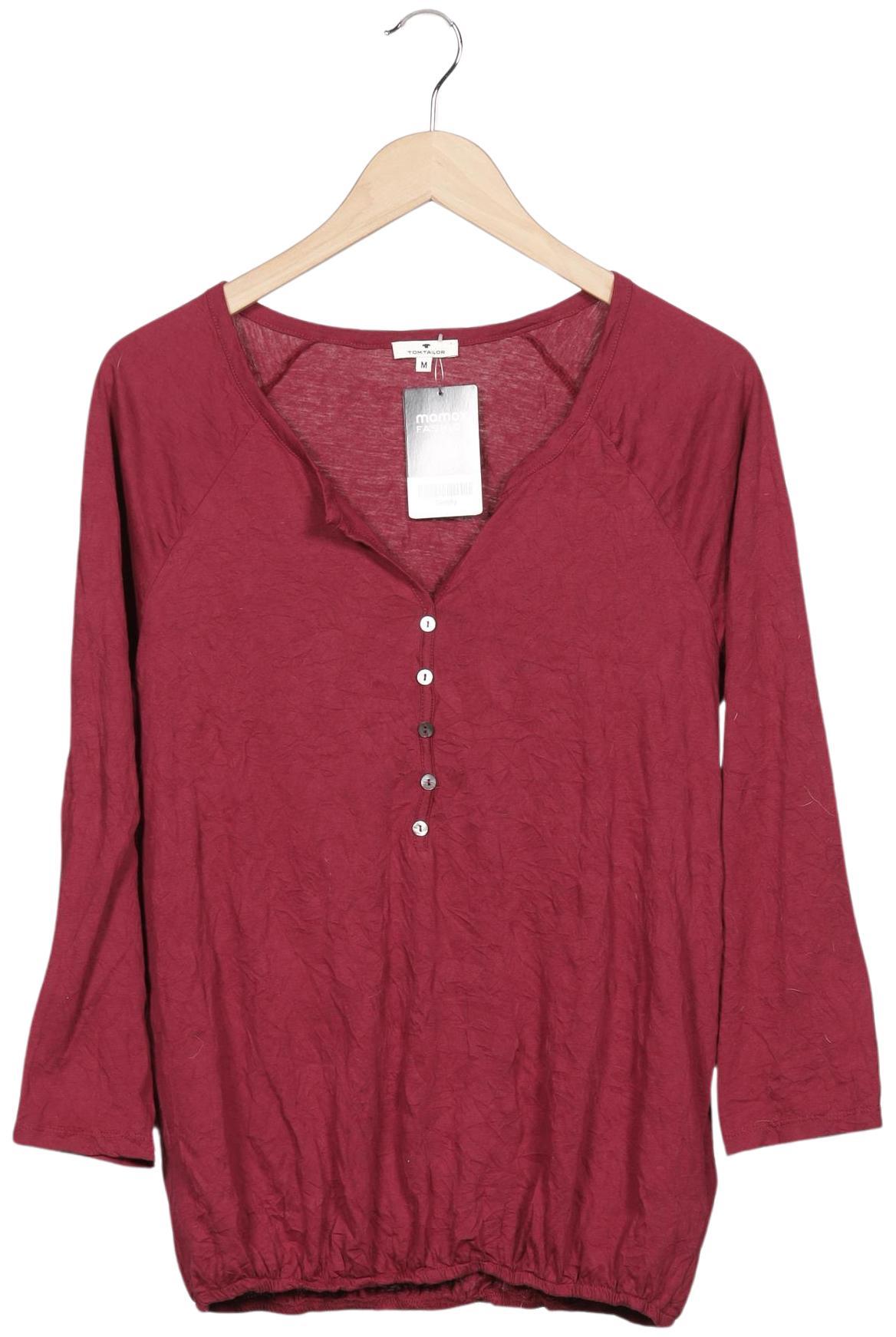 

Tom Tailor Damen Langarmshirt, bordeaux, Gr. 38