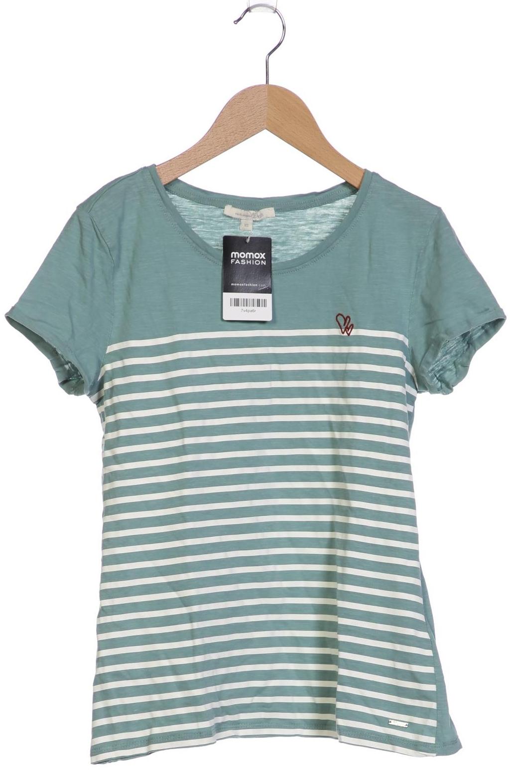 

Tom Tailor Damen T-Shirt, türkis, Gr. 34