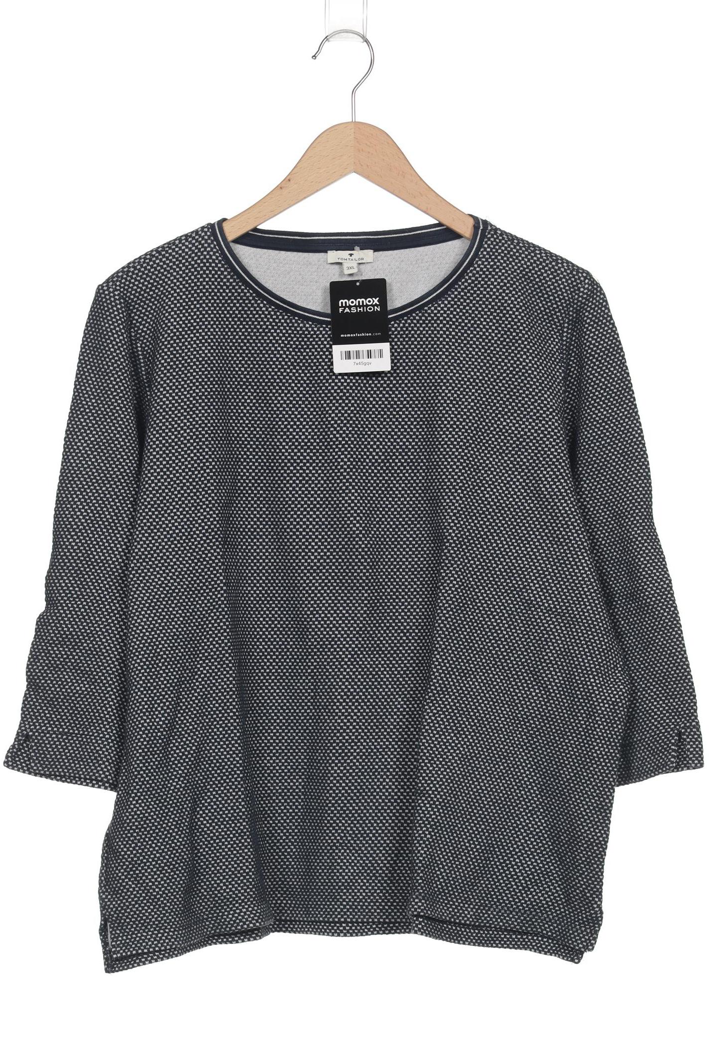 

Tom Tailor Damen Langarmshirt, marineblau, Gr. 48