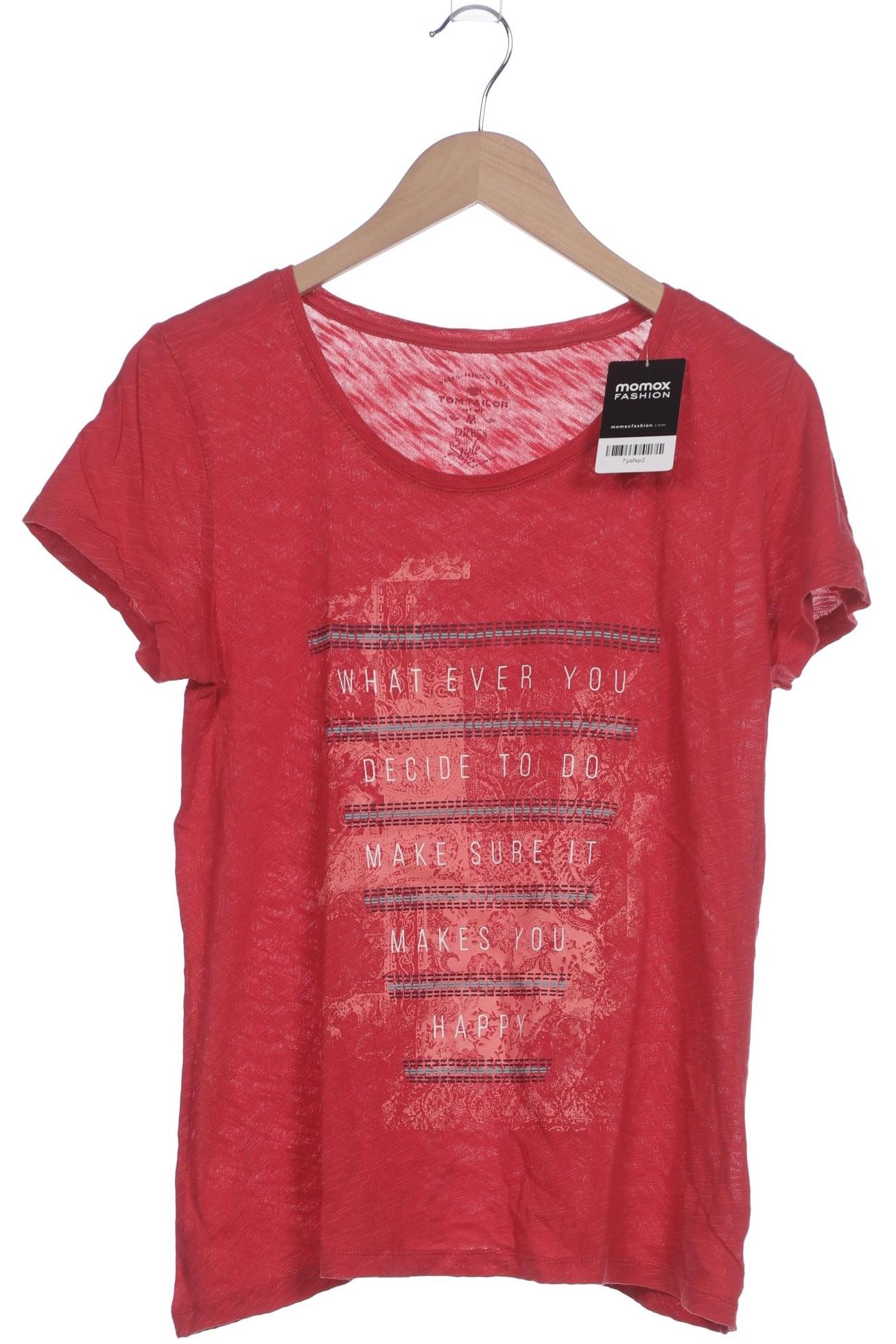 

Tom Tailor Damen T-Shirt, rot, Gr. 38