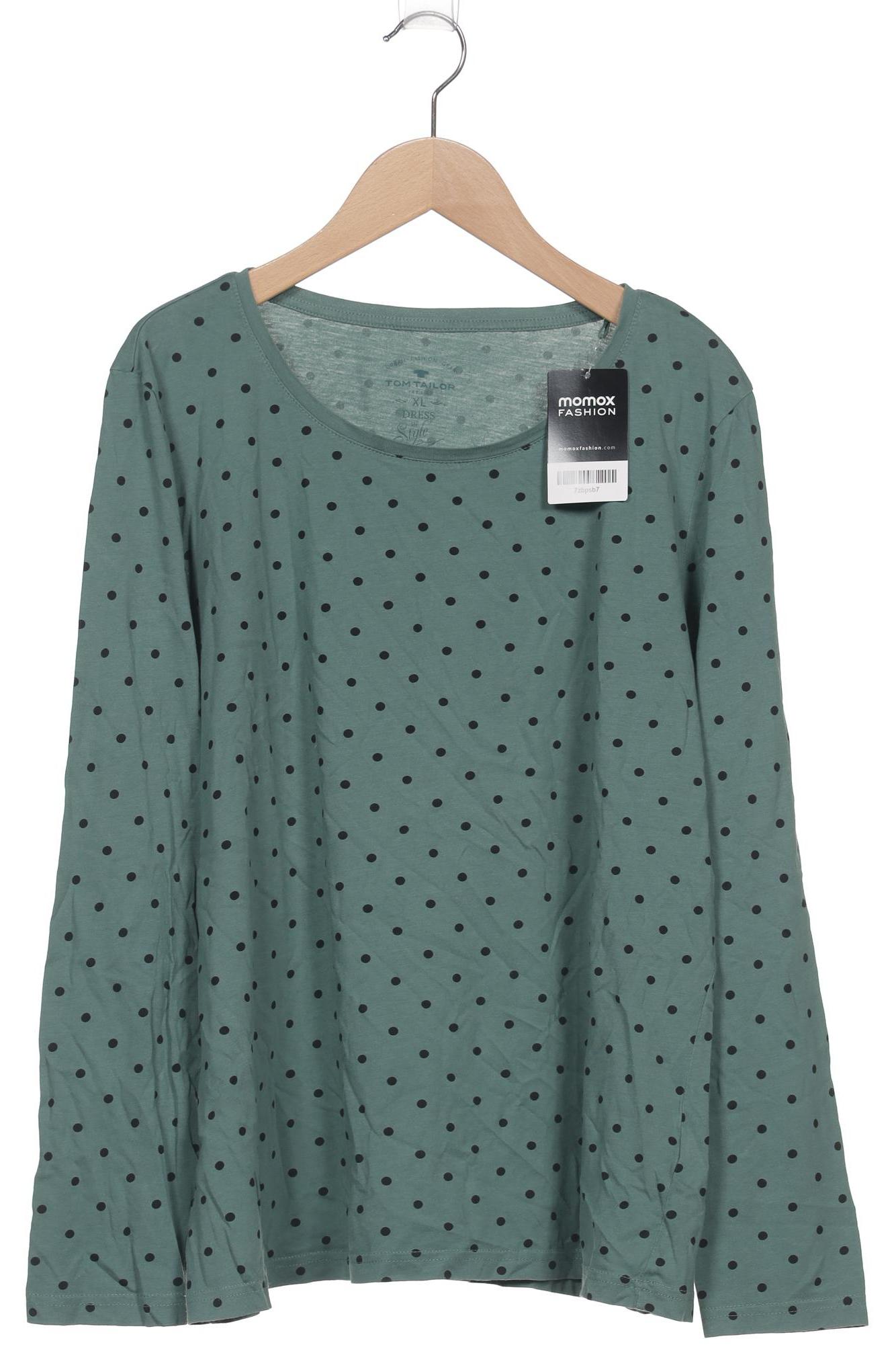

Tom Tailor Damen Langarmshirt, grün, Gr. 44