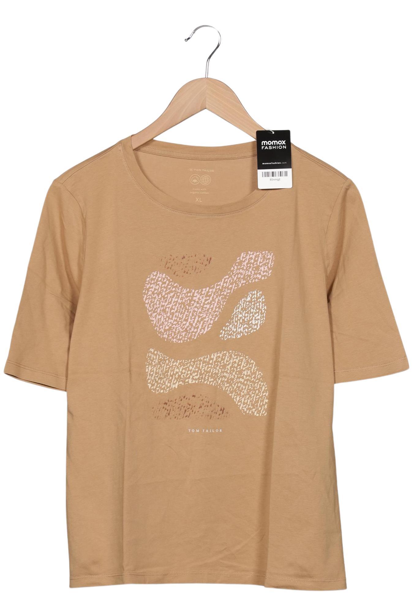

Tom Tailor Damen T-Shirt, beige, Gr. 44