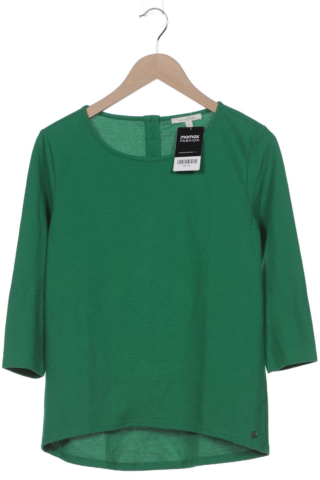 

Tom Tailor Damen Langarmshirt, grün, Gr. 38