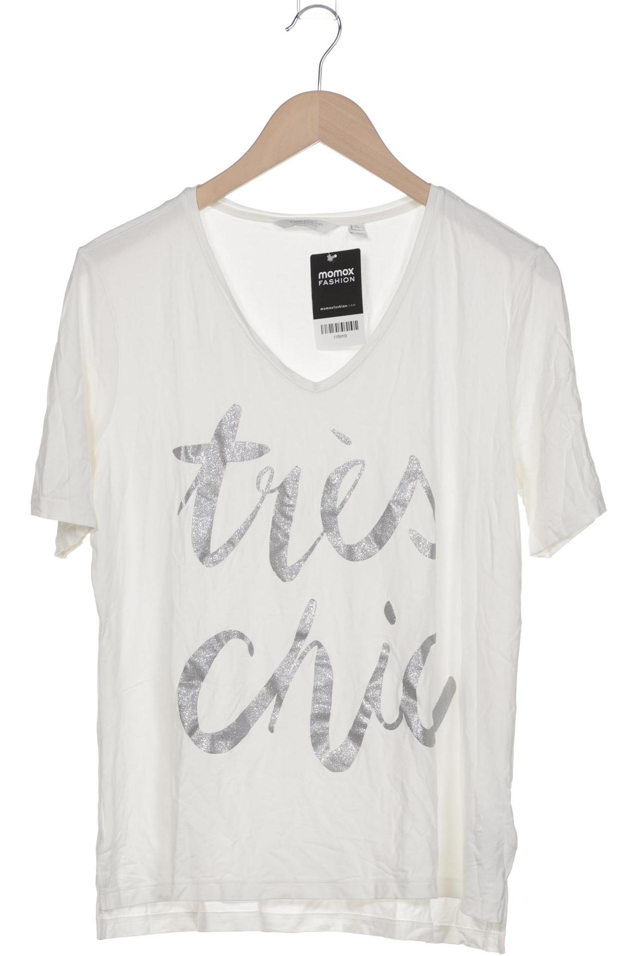 

Tom Tailor Damen T-Shirt, weiß, Gr. 44