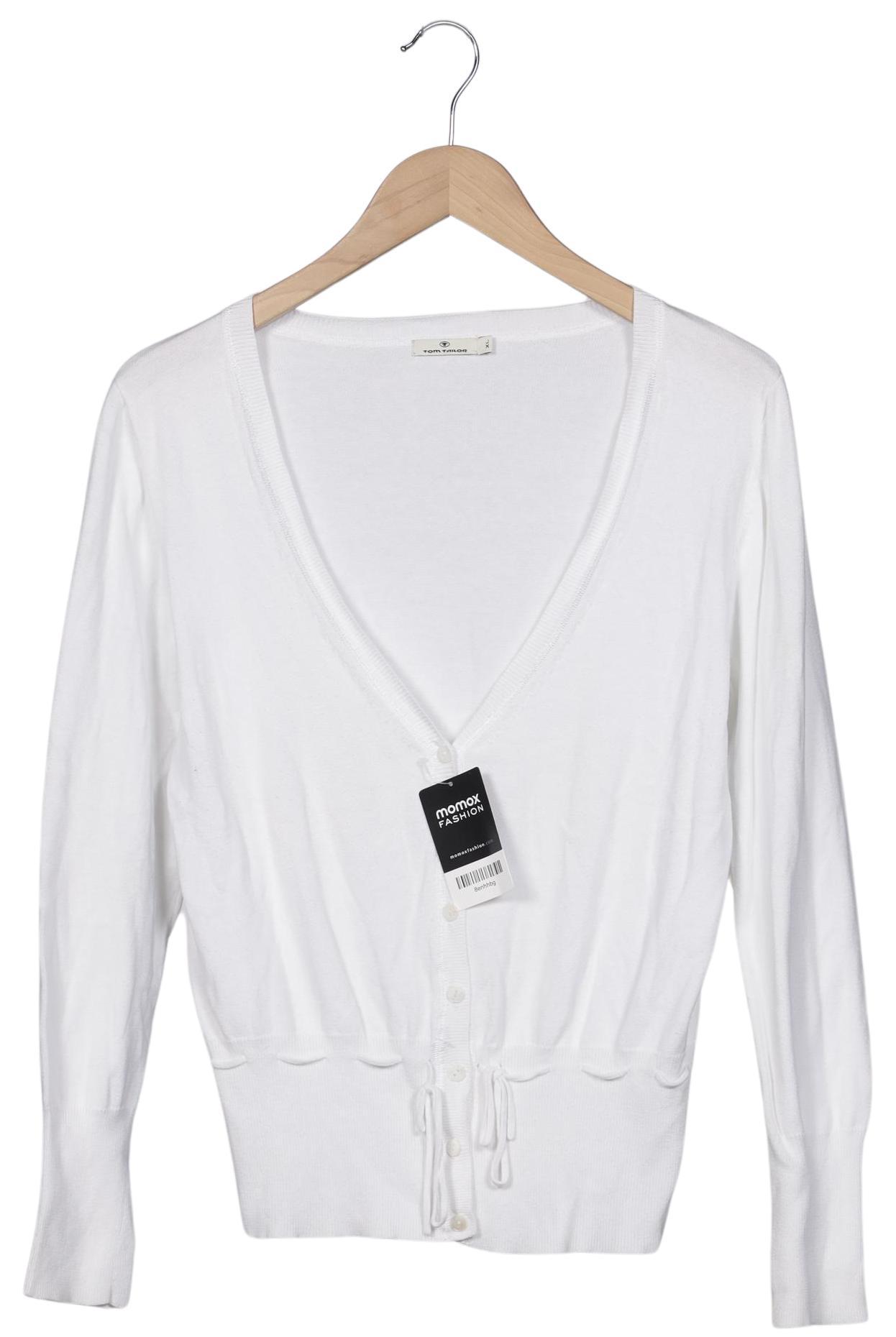 

Tom Tailor Damen Strickjacke, weiß, Gr. 44