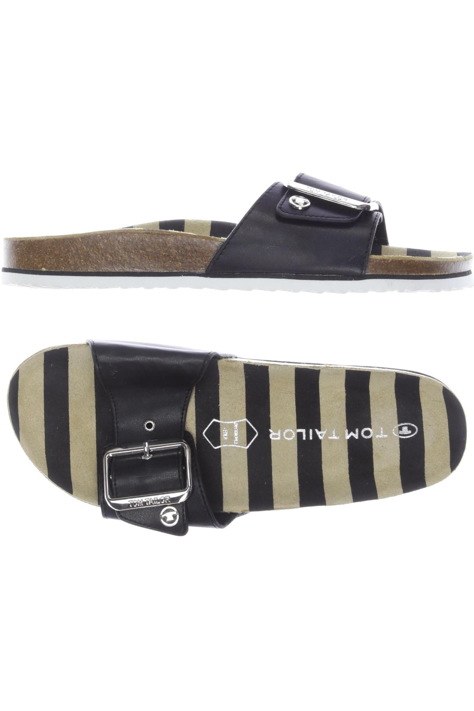 

Tom Tailor Damen Sandale, schwarz, Gr. 39