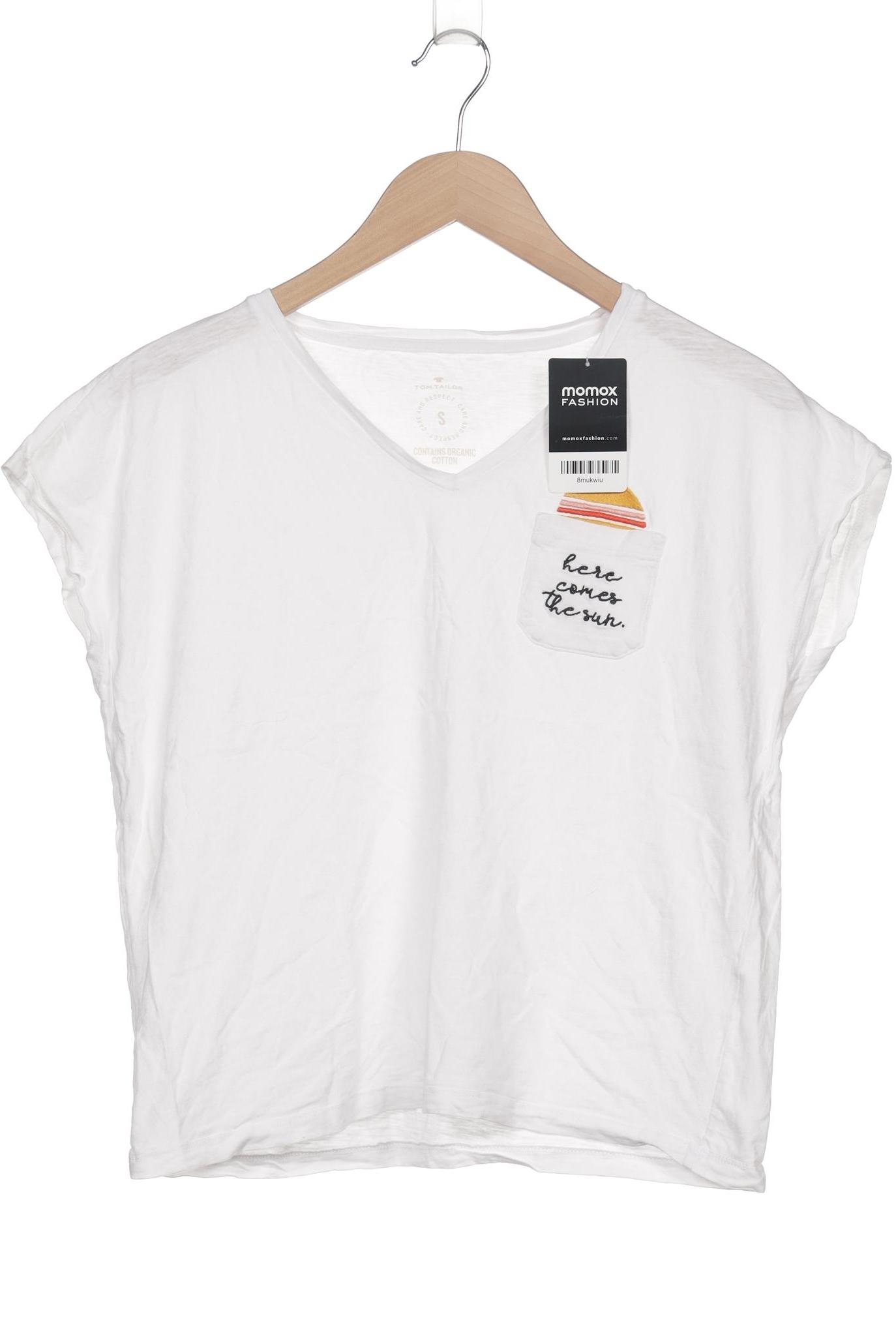 

Tom Tailor Damen T-Shirt, weiß, Gr. 36