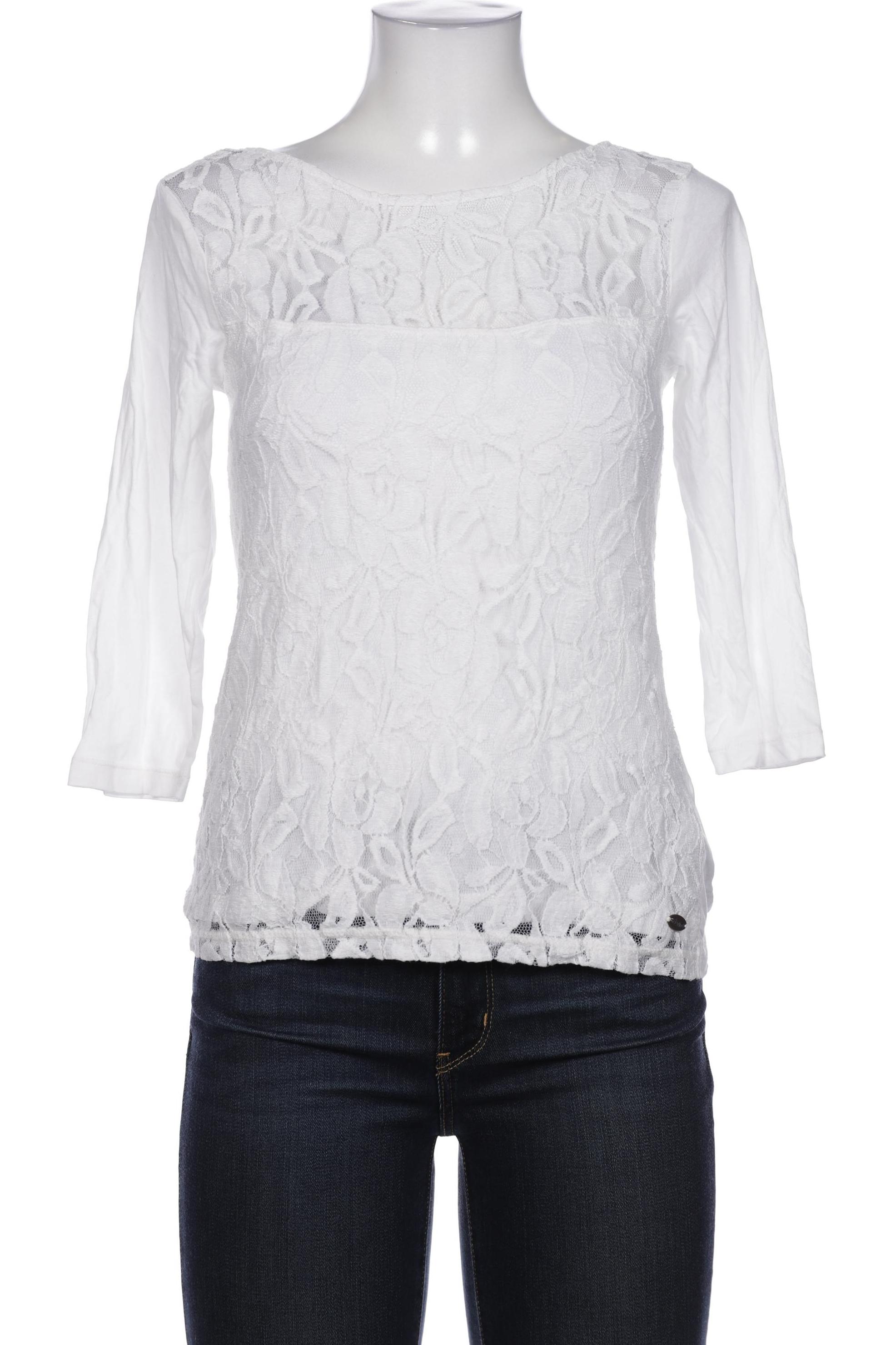 

Tom Tailor Damen Langarmshirt, weiß, Gr. 36