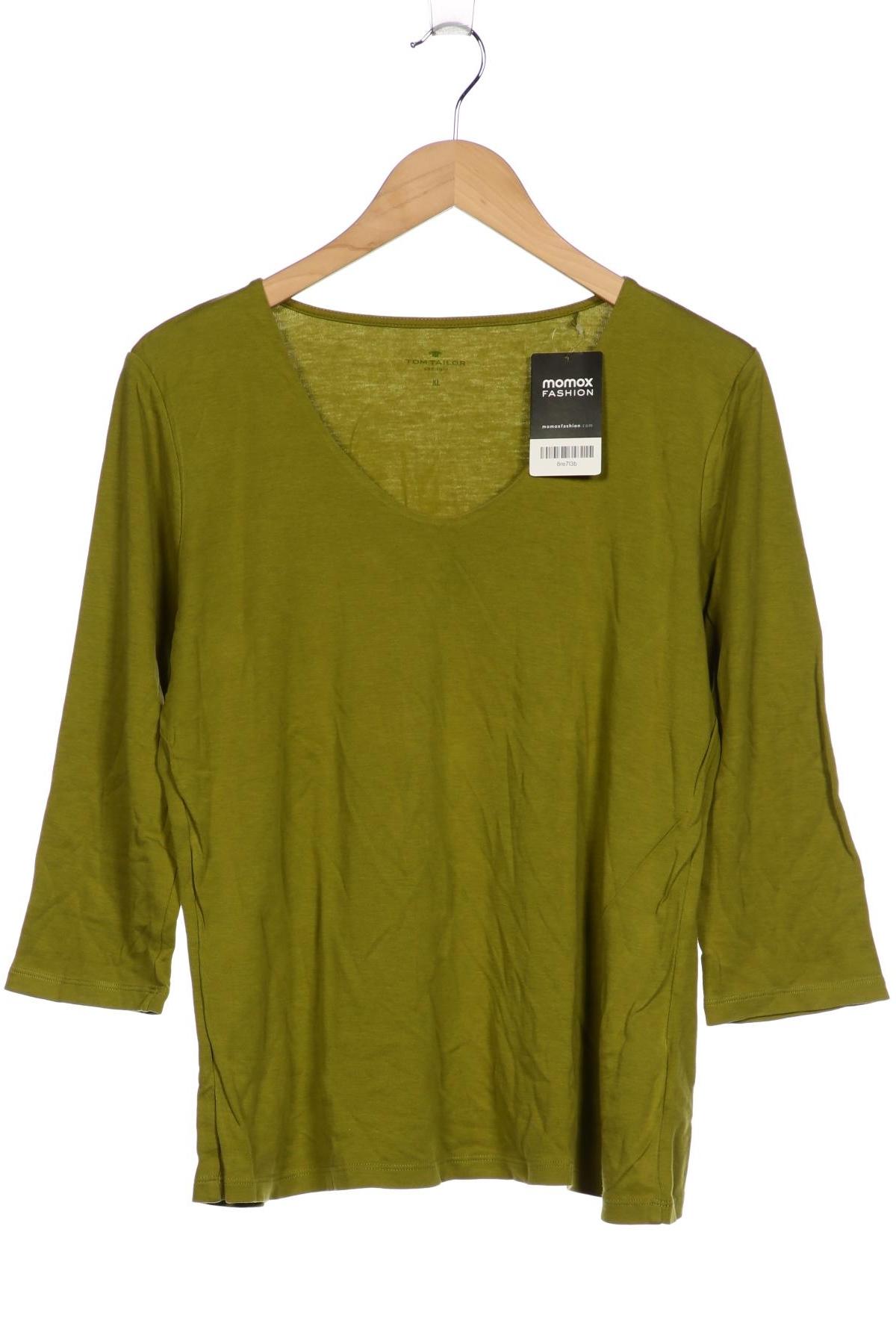 

Tom Tailor Damen Langarmshirt, grün, Gr. 44